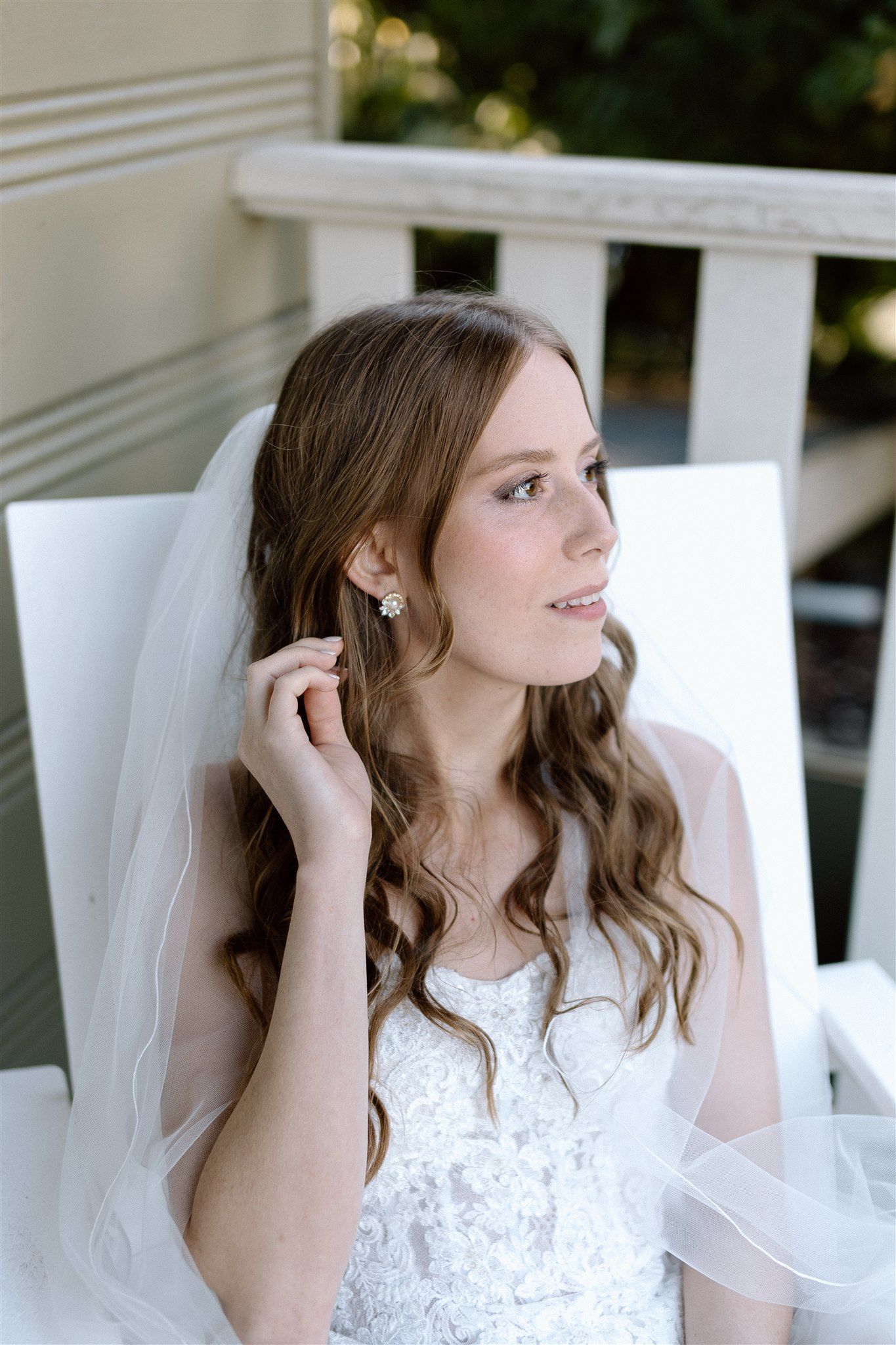 Bride on wedding day in Portland, Oregon, captured by Makayla Miranda Photo