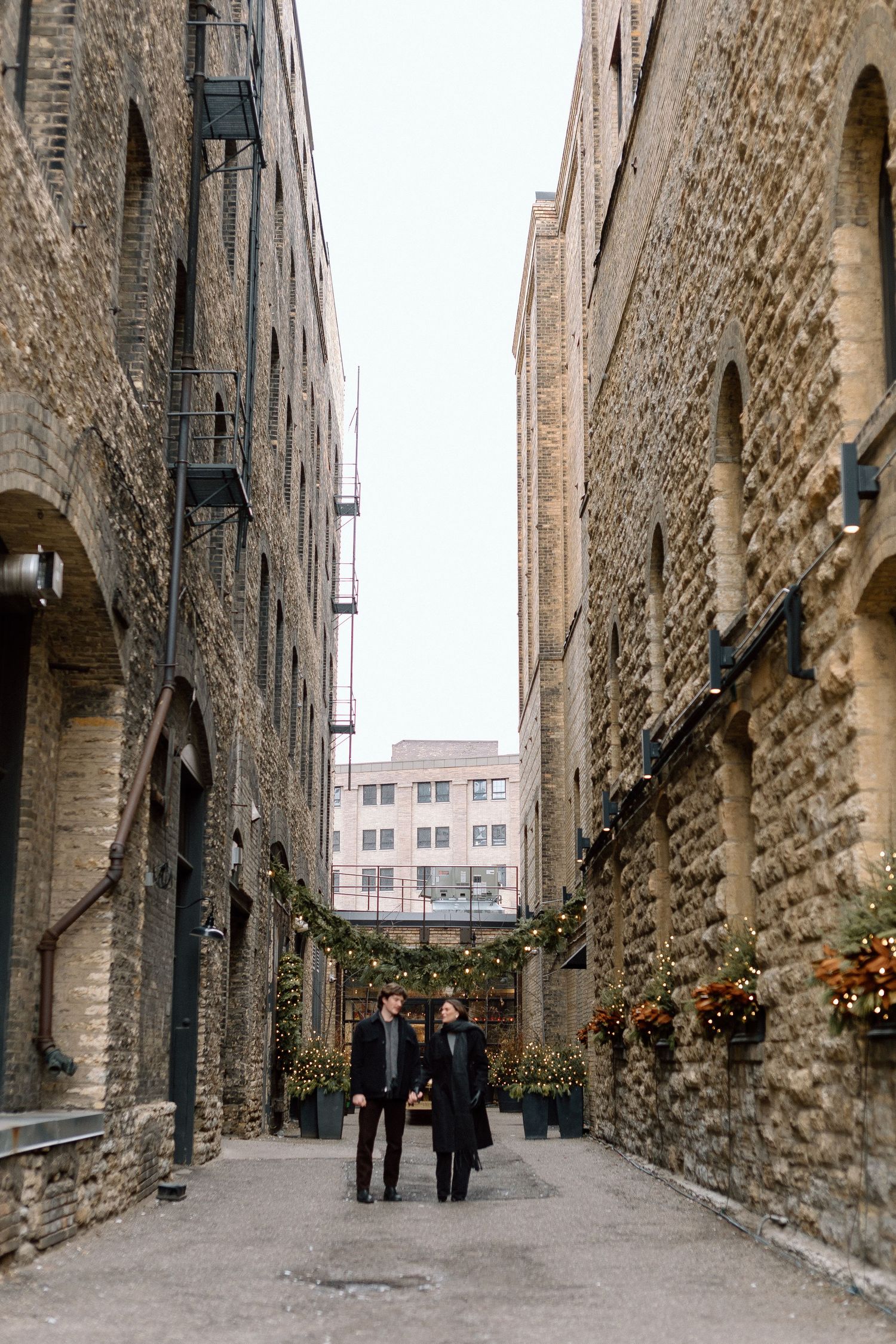 Couples session in North Loop Minneapolis, Minnesota. Captured by Makayla Miranda Photo.