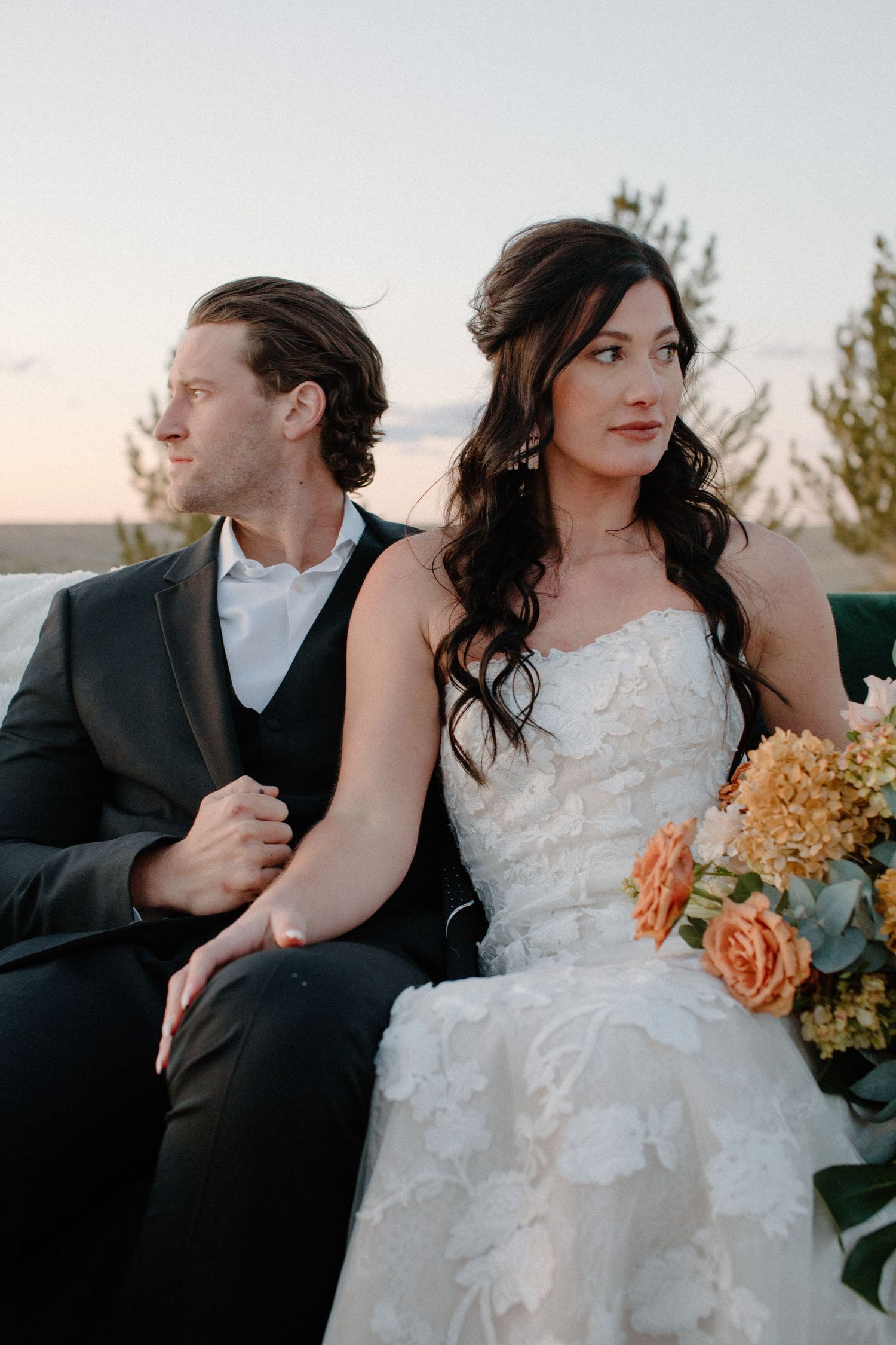 Wedding styled shoot at Bonnie Blues Event Venue in Denver, Colorado. Photos taken by Makayla Miranda Photo.