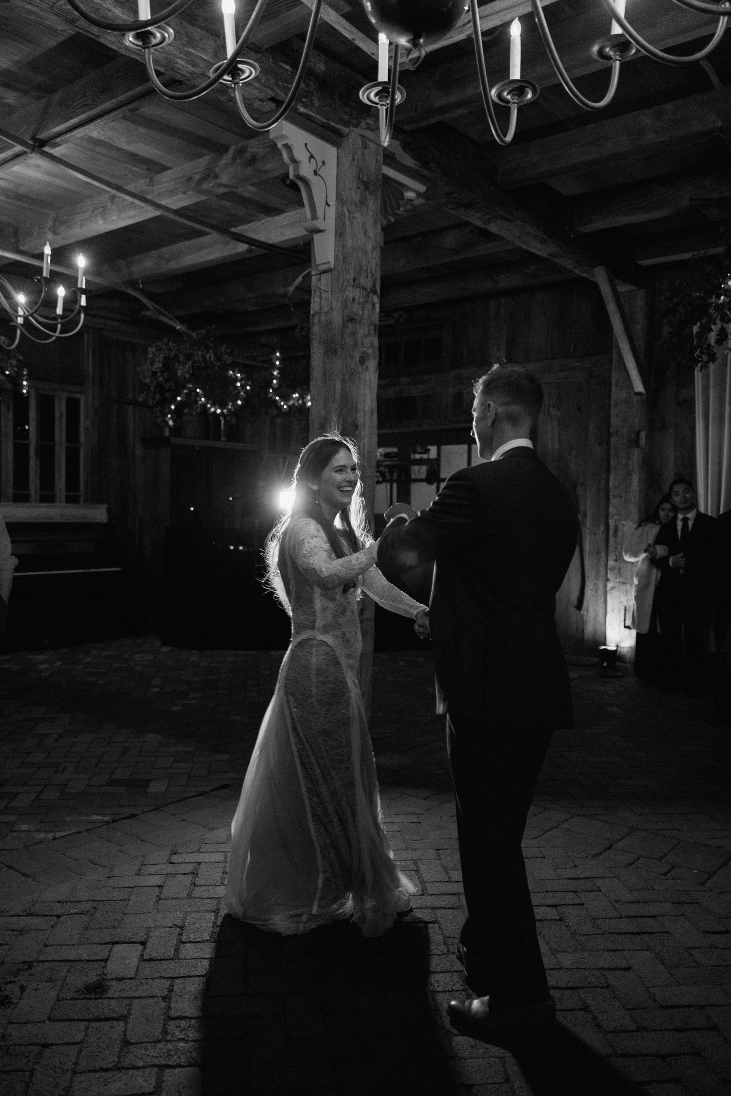Wedding day reception at Spring Ranch in Mendocino, California, captured by Makayla Miranda Photo