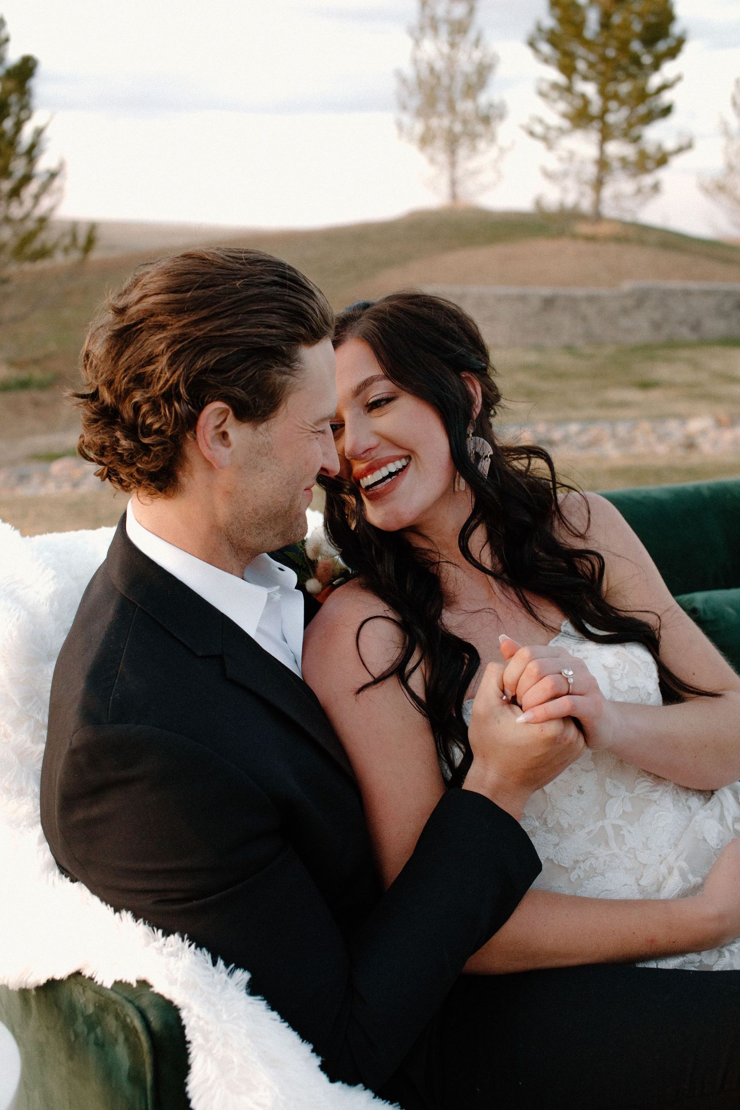 Wedding styled shoot at Bonnie Blues Event Venue in Denver, Colorado. Photos taken by Makayla Miranda Photo.