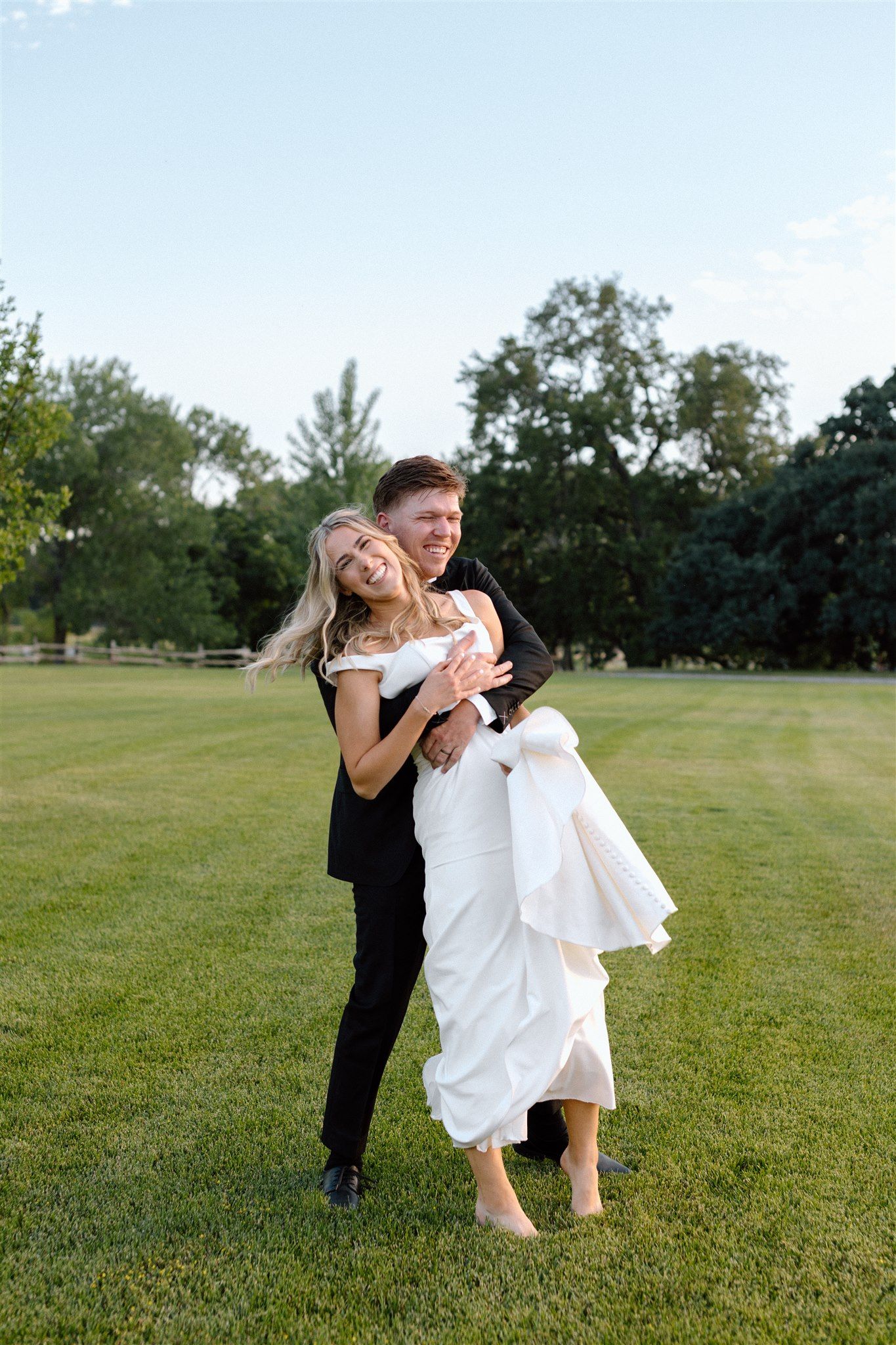 Couple on wedding day Cottonwood, California, captured by Makayla Miranda Photo.