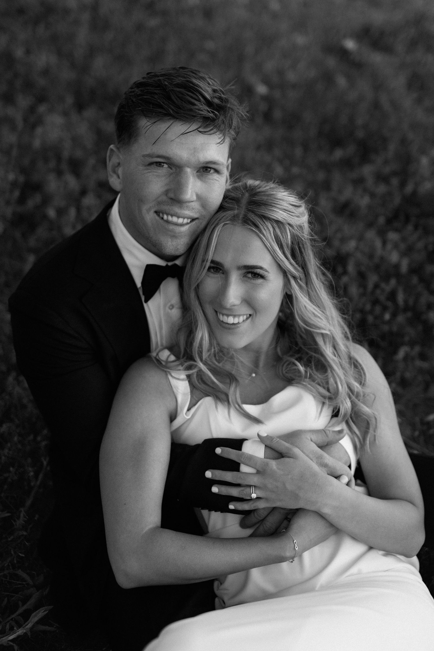 Couple on wedding day Cottonwood, California, captured by Makayla Miranda Photo.