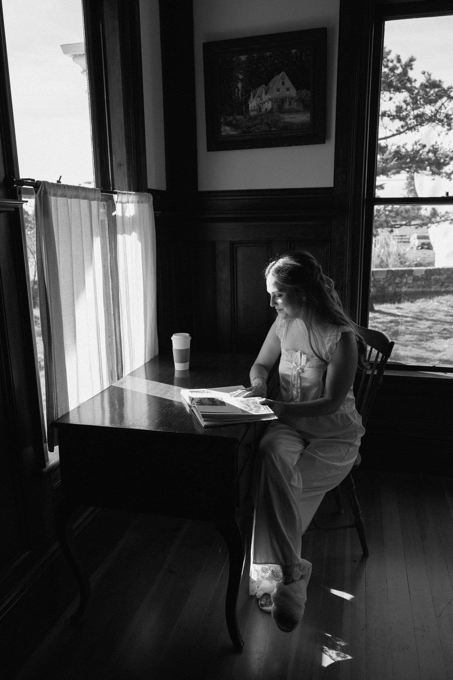 Bride on wedding day at Spring Ranch in Mendocino, California, captured by Makayla Miranda Photo