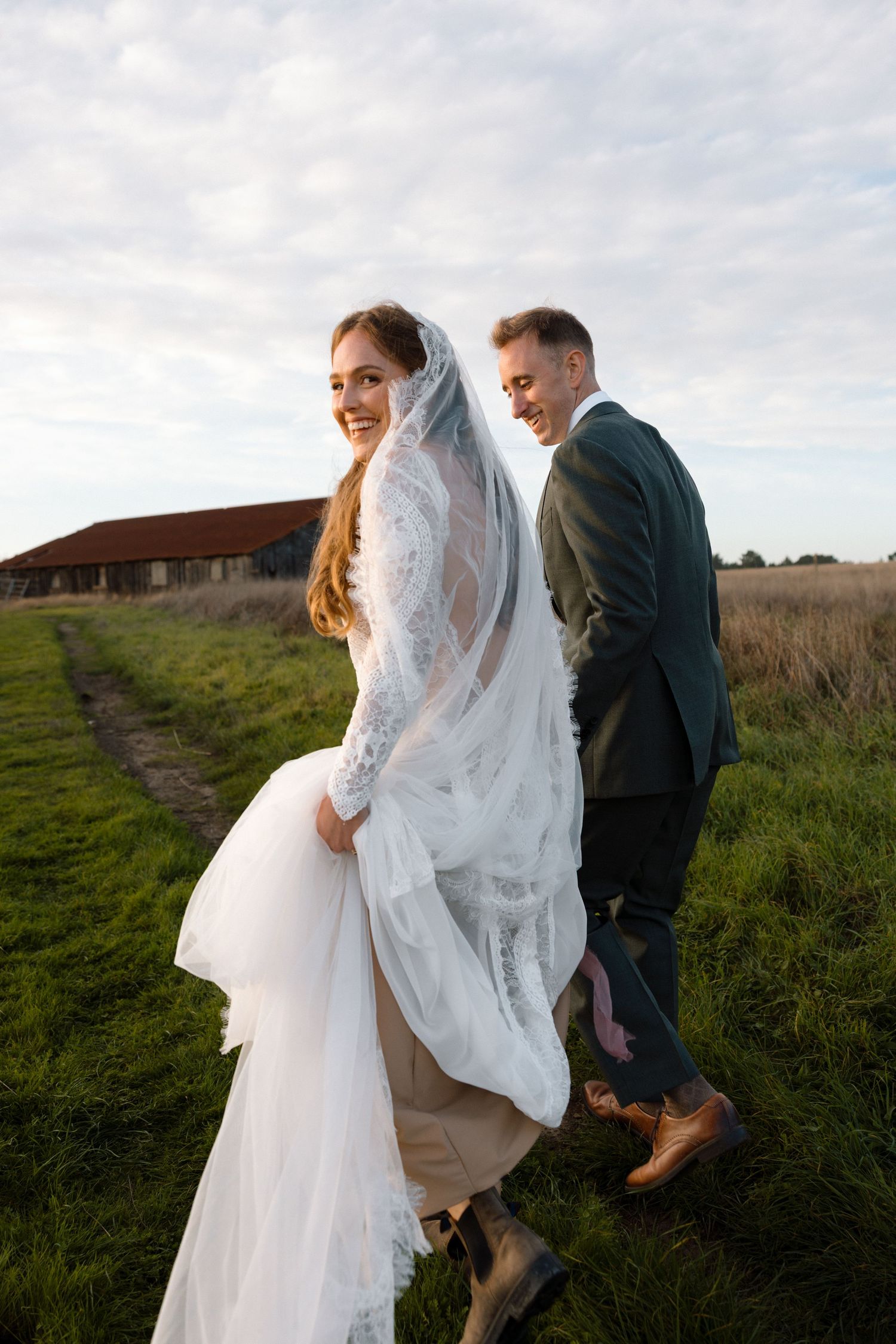 Wedding day at Spring Ranch in Mendocino, California, captured by Makayla Miranda Photo