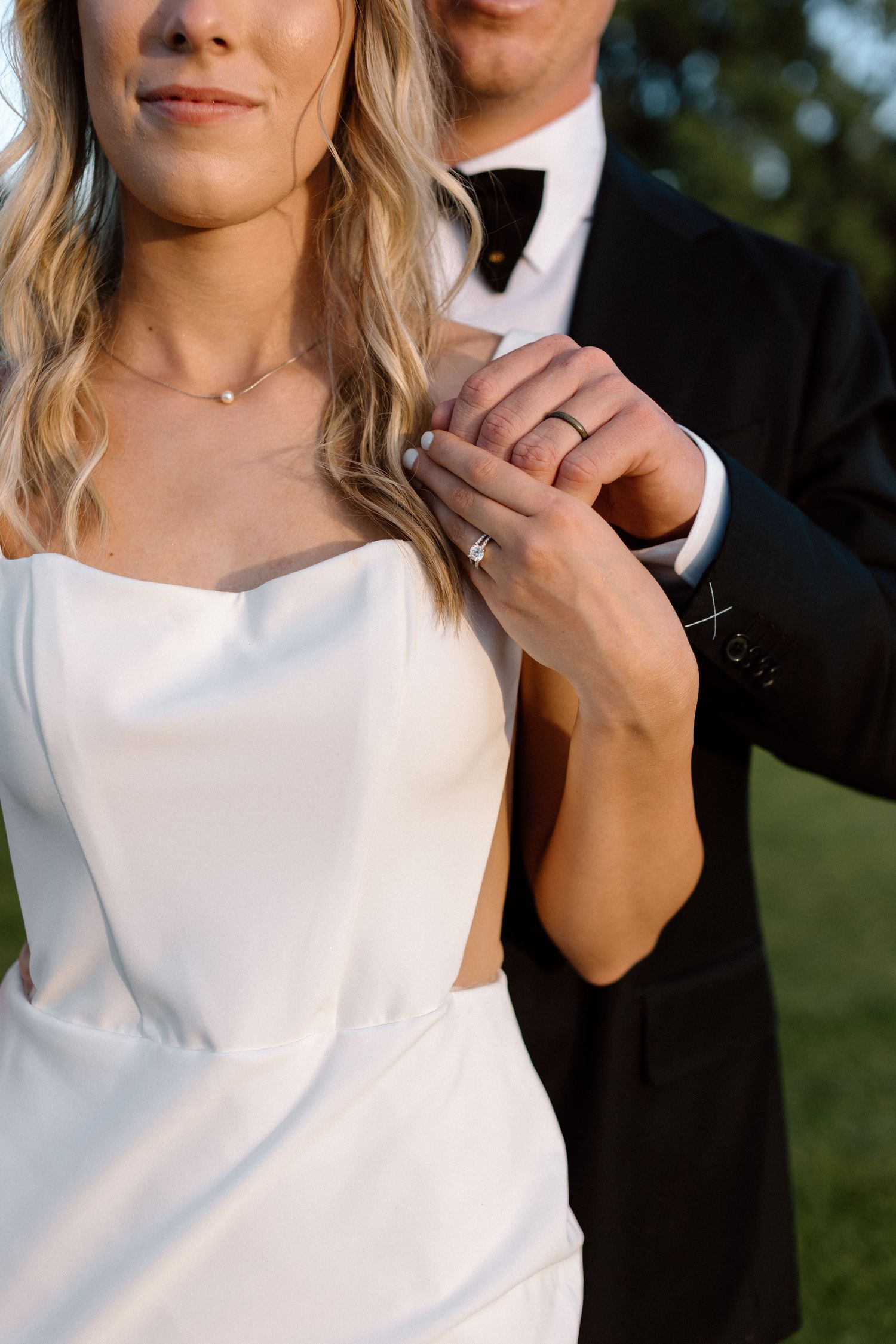Couple on wedding day Cottonwood, California, captured by Makayla Miranda Photo.