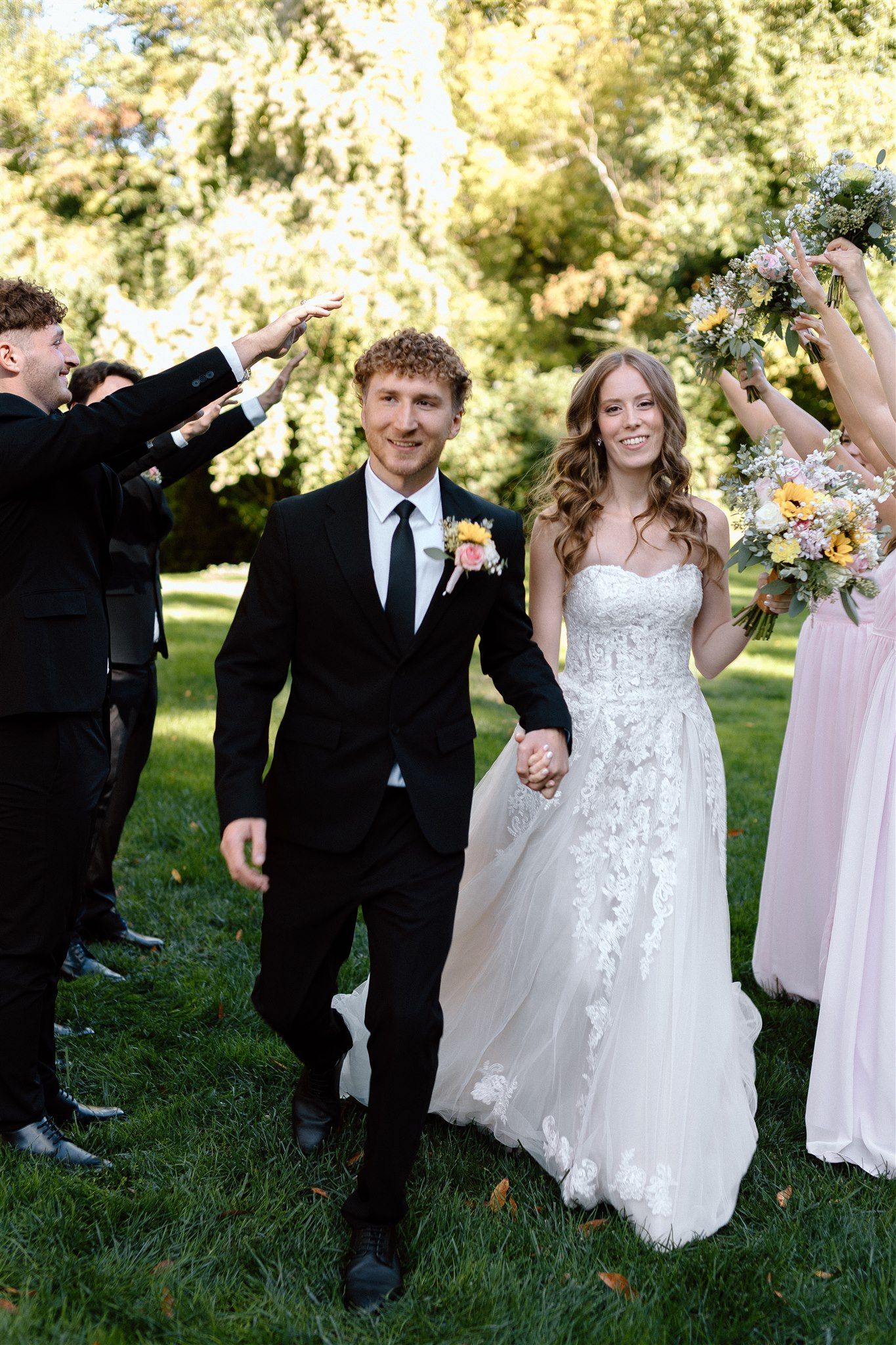 Couple on their wedding day in Portland, Oregon, captured by Makayla Miranda Photo