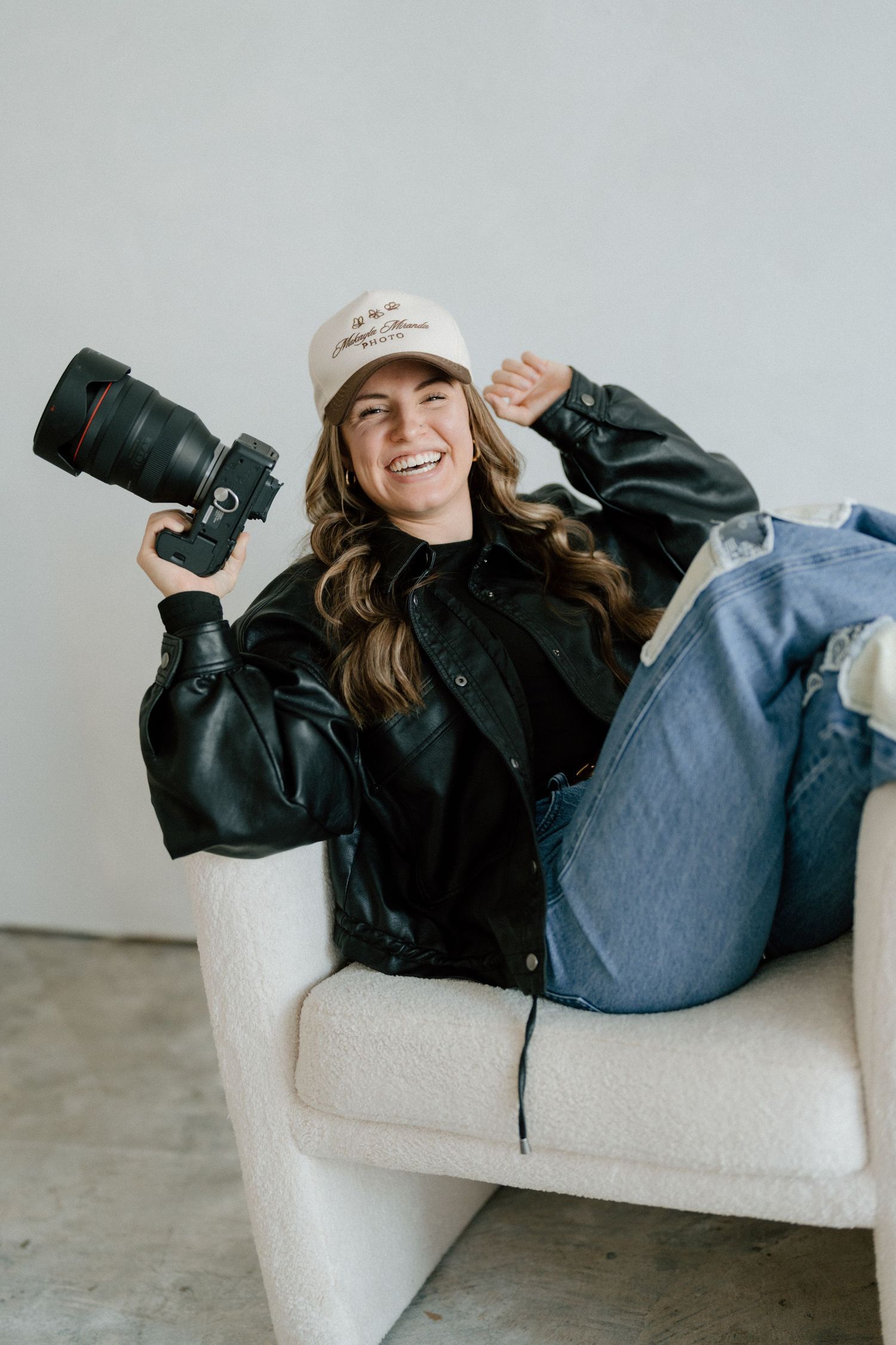 Portraits of photographer/ business owner of  Makayla Miranda Photo