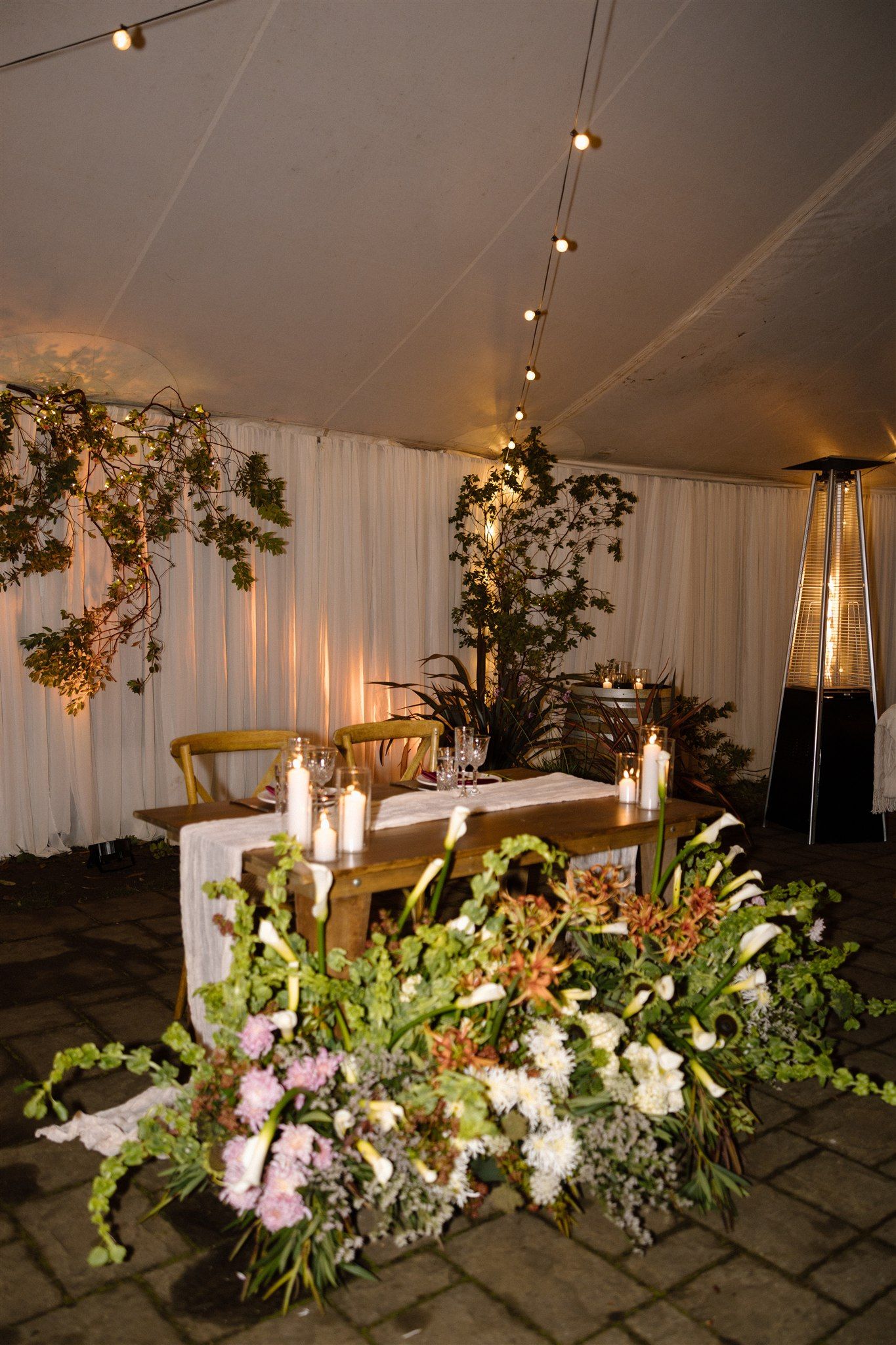 Wedding day reception at Spring Ranch in Mendocino, California, captured by Makayla Miranda Photo
