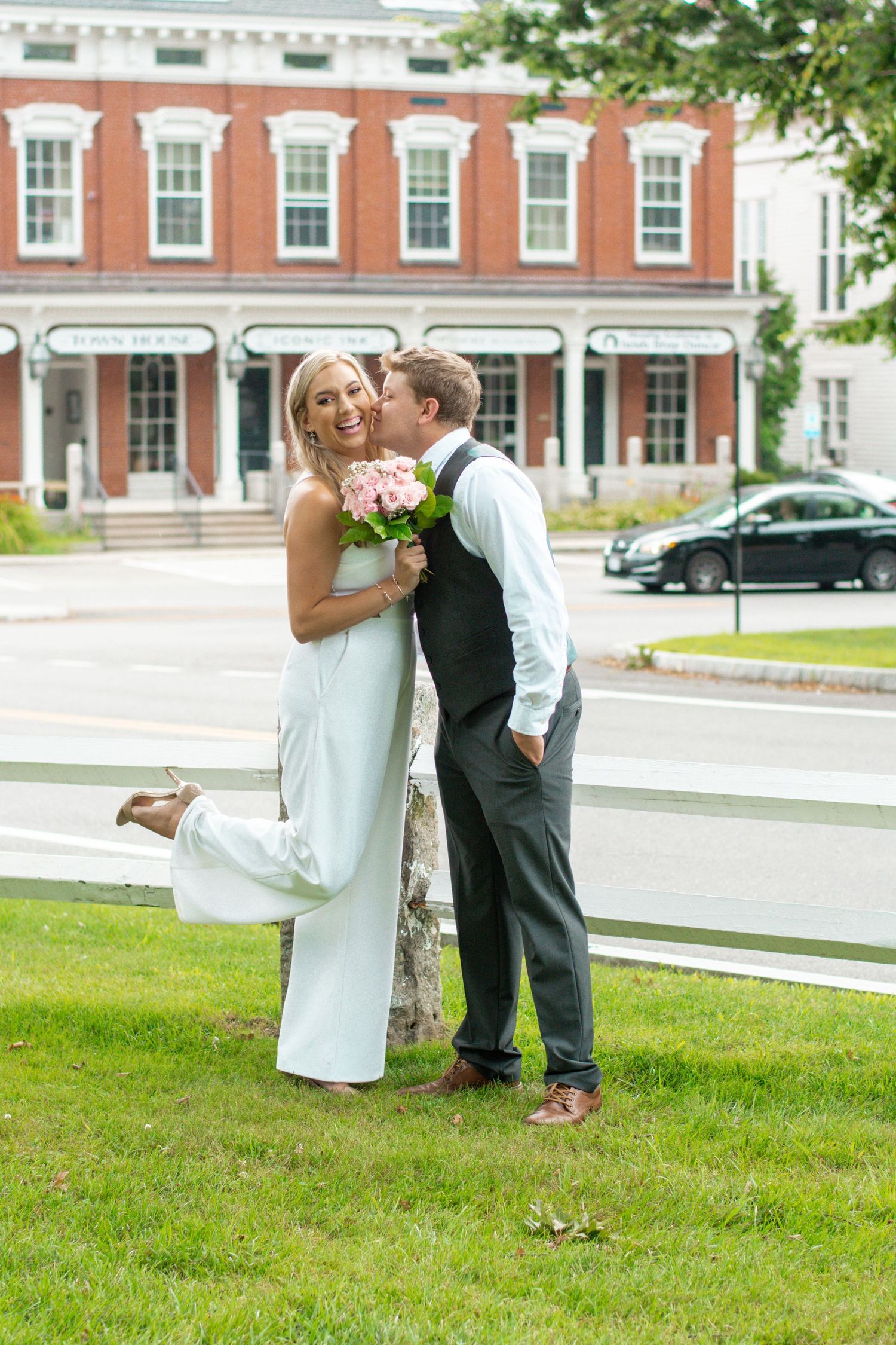 Grafton Common, Grafton MA Massachusetts Elopement Micro Wedding