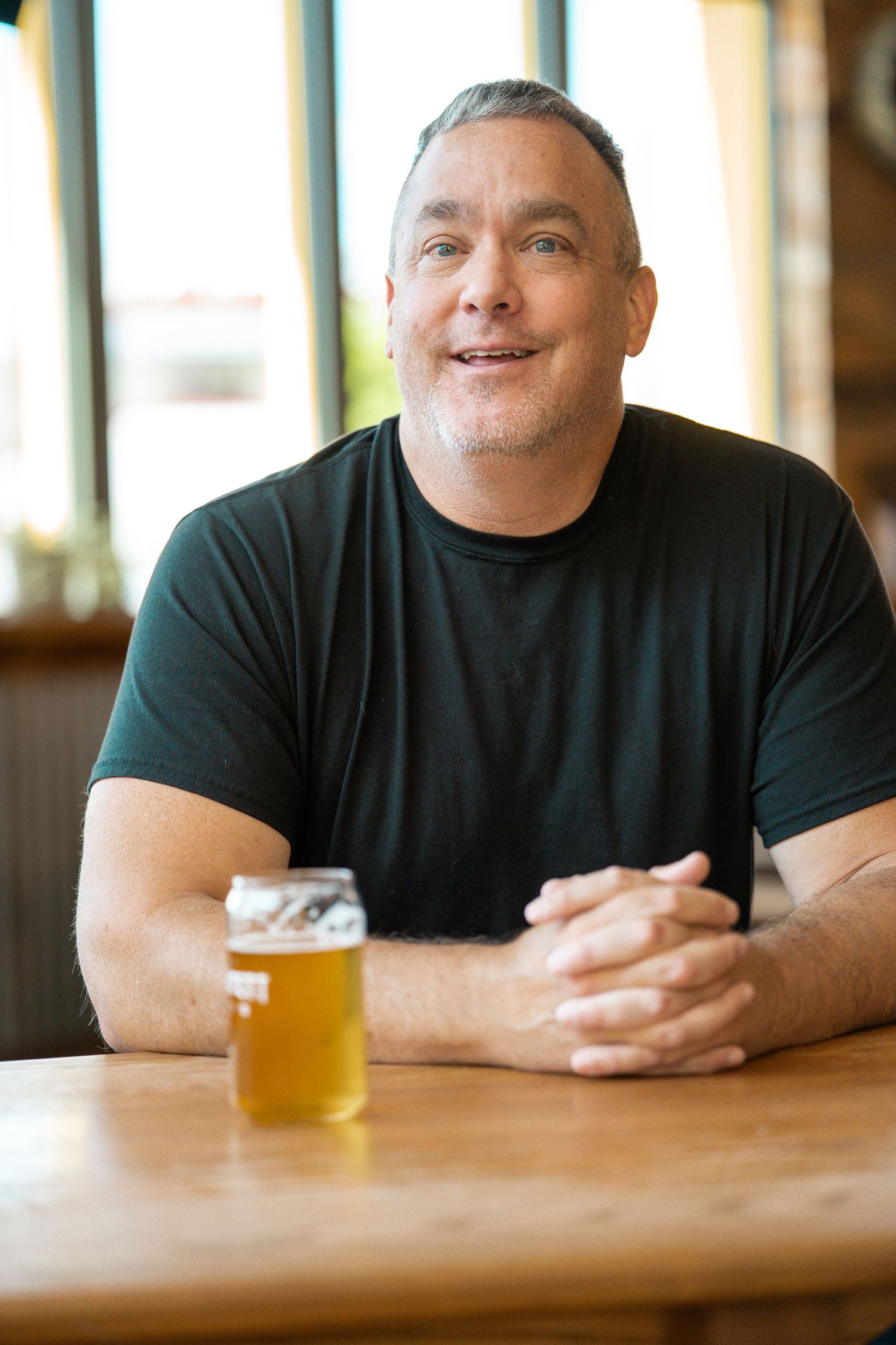 dating profile photography services. Casual lifestyle portraits taken in brewery in Worcester, MA