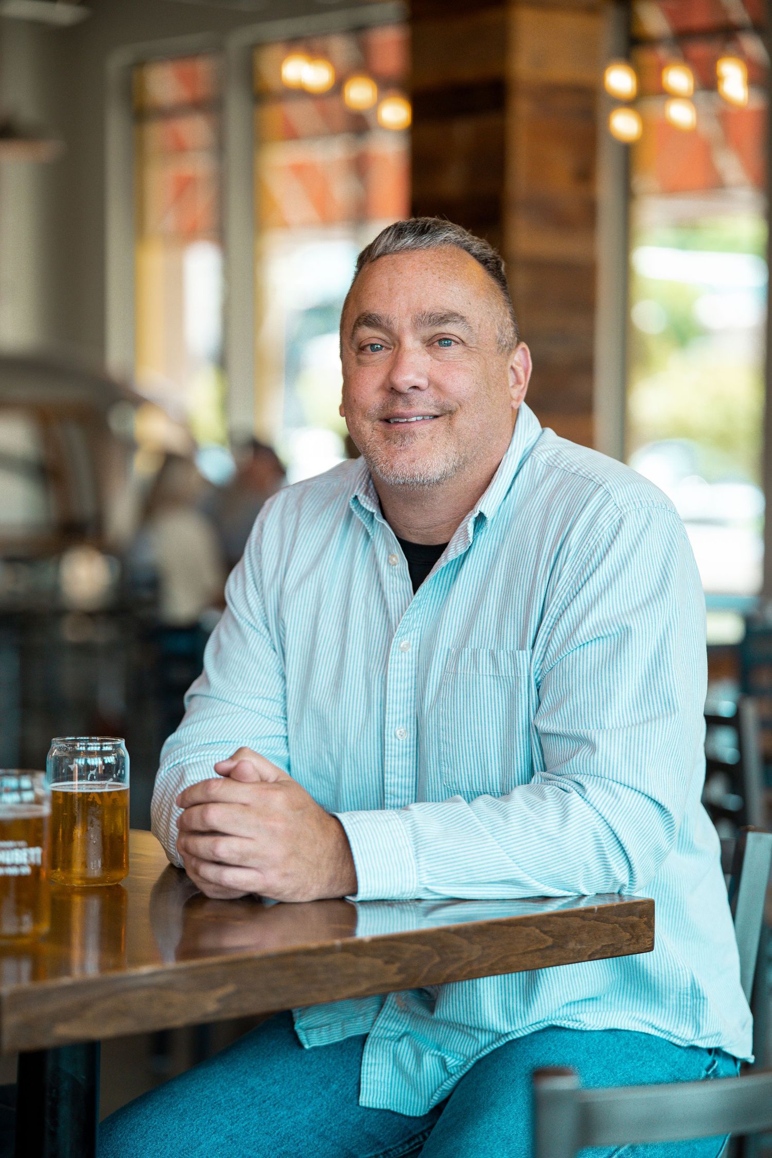 dating profile photography services. Casual lifestyle portraits taken in brewery in Worcester, MA