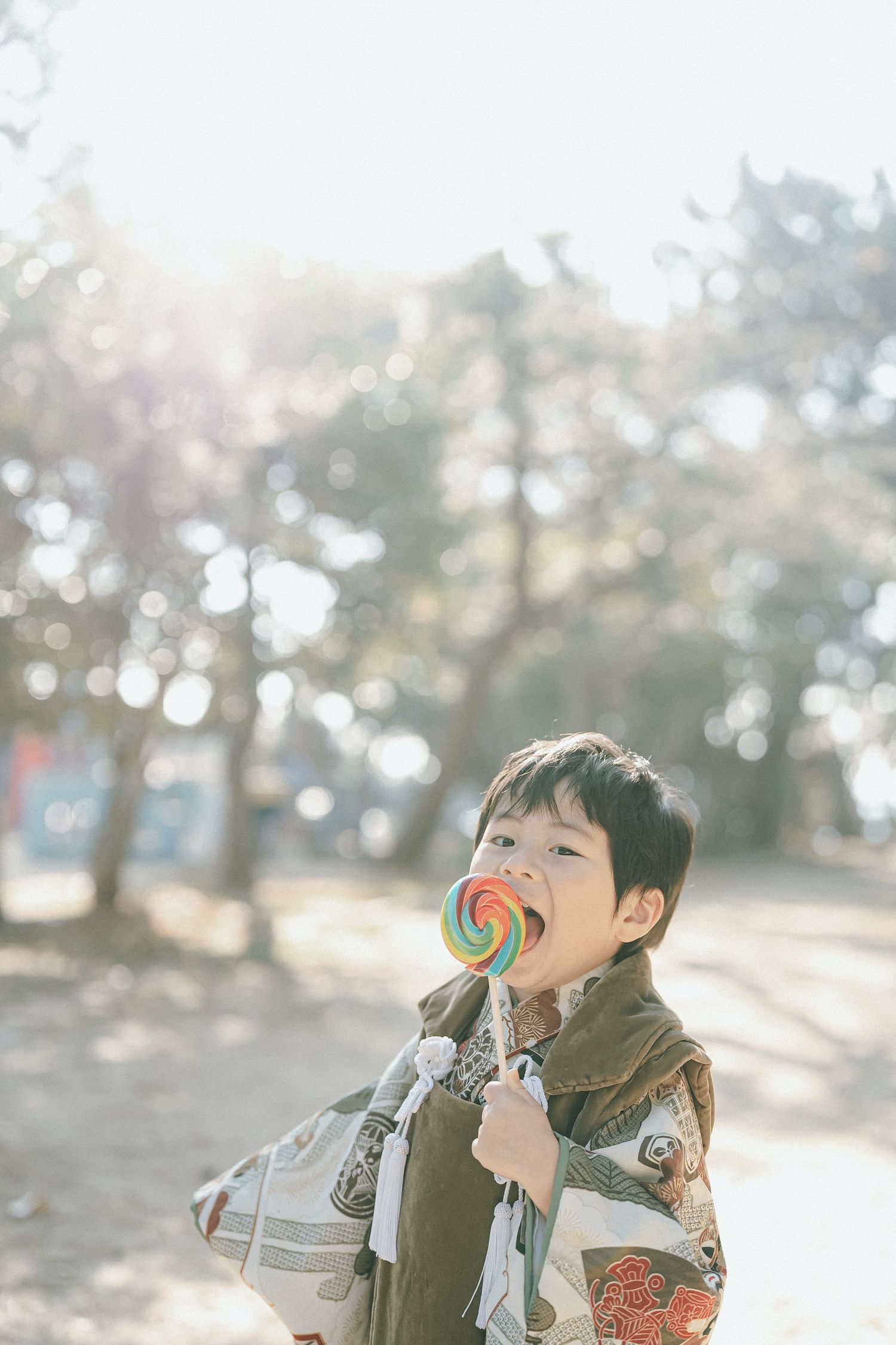 男の子の七五三ポートレート