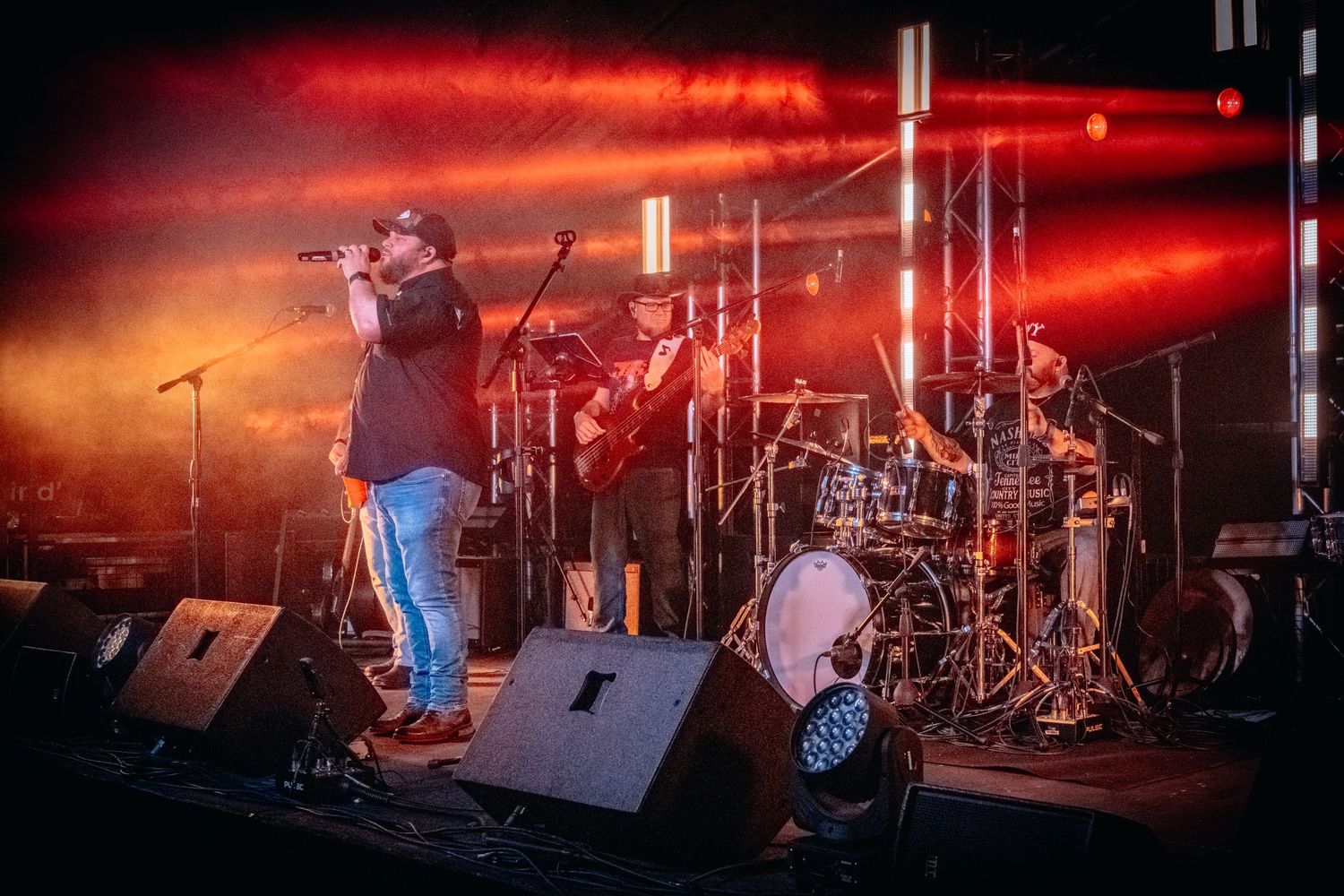 Event photograph capturing one of the acts performing at The Wetherby Beer Fest 2026