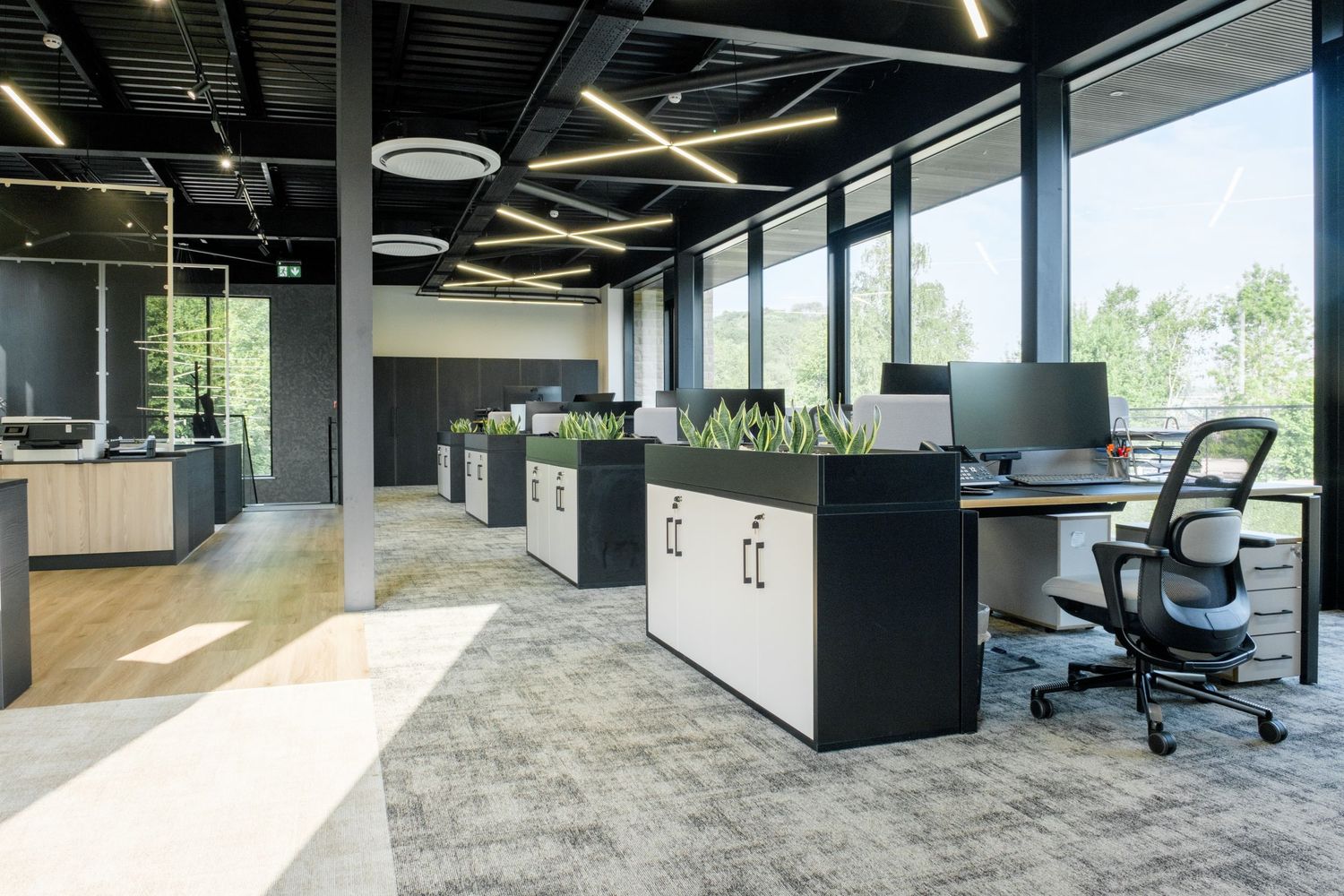 McFadden's new offices in Kirkstall beautifully designed by Re:Vive interiors, photographed by Simon Robertson Photography
