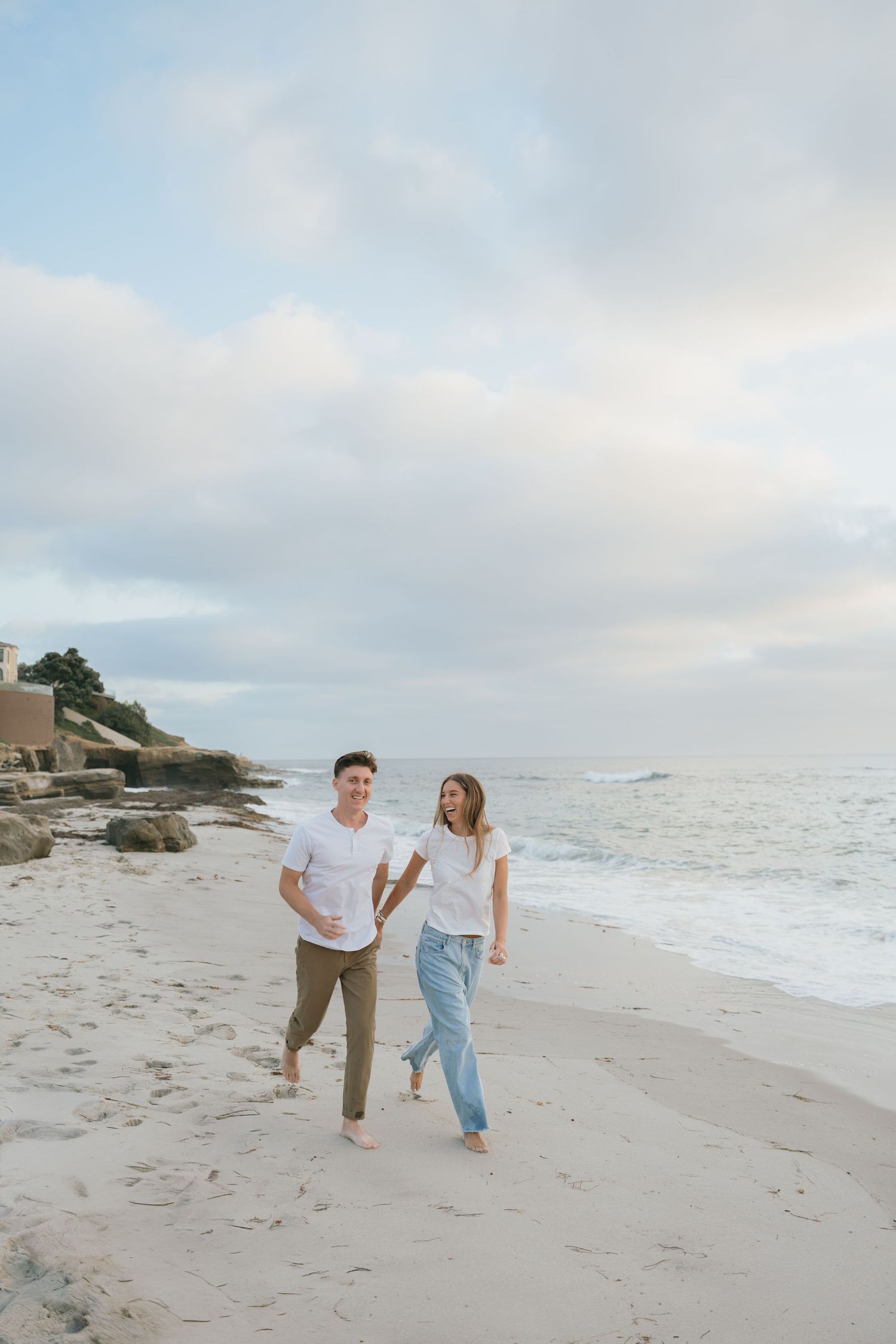 san diego couples photographer windansea beach golden hour engagement photography california coast portraits