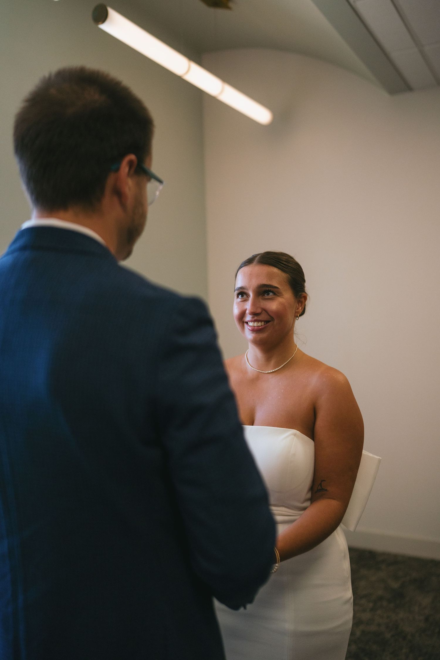 san diego wedding photographer san diego courthouse elopement intimate courthouse wedding ceremony couple portraits downtown san diego