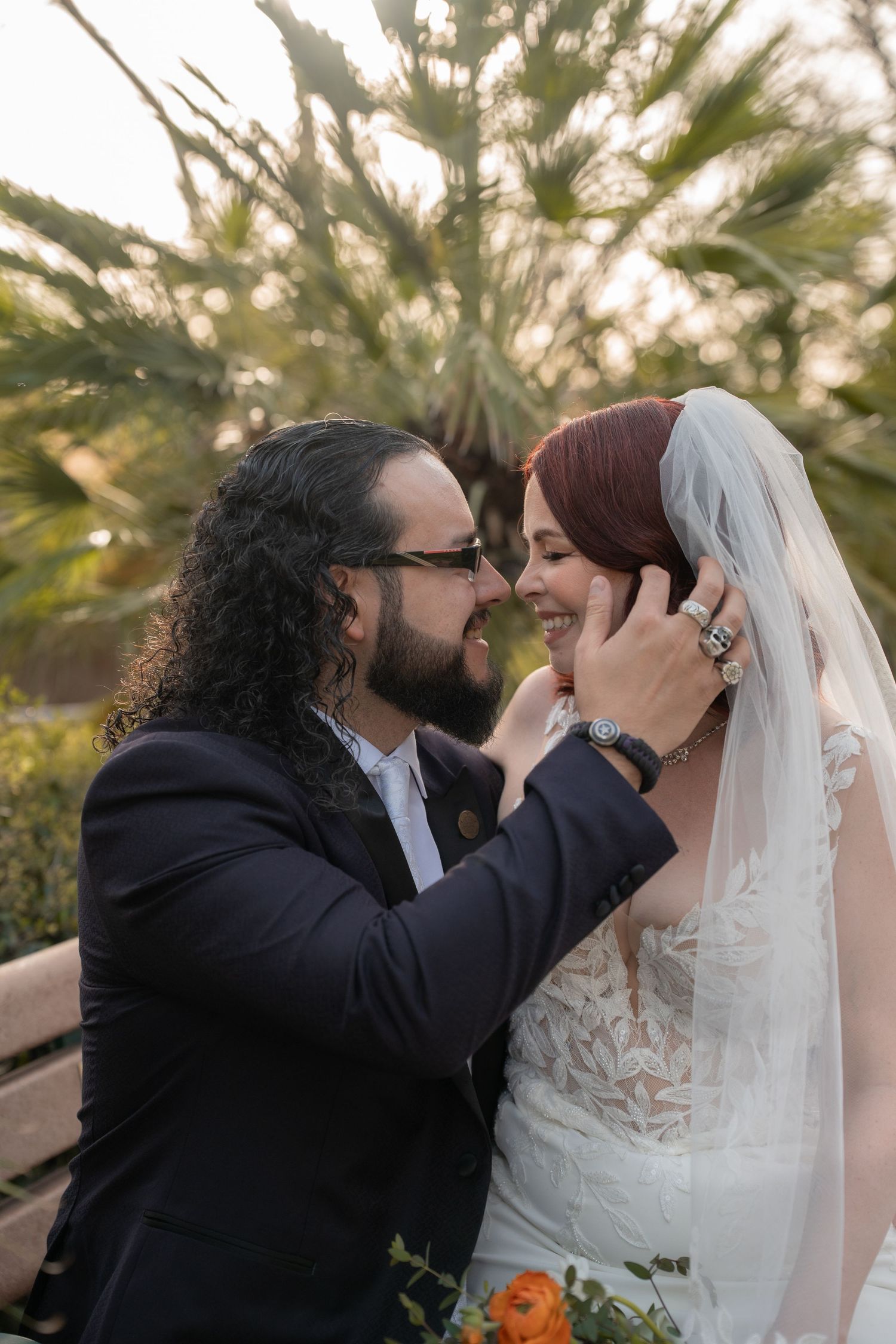 san diego wedding photographer las vegas springs preserve couples portraits golden hour desert wedding photography