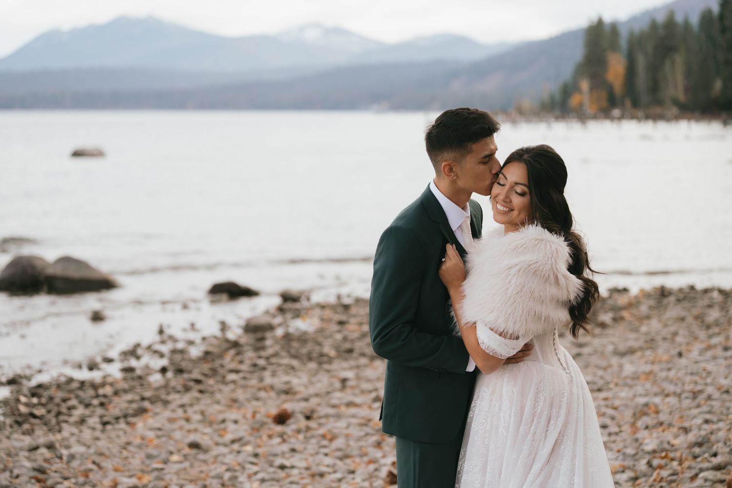 san diego wedding photographer lake tahoe elopement couple mountain portraits alpine wedding photography