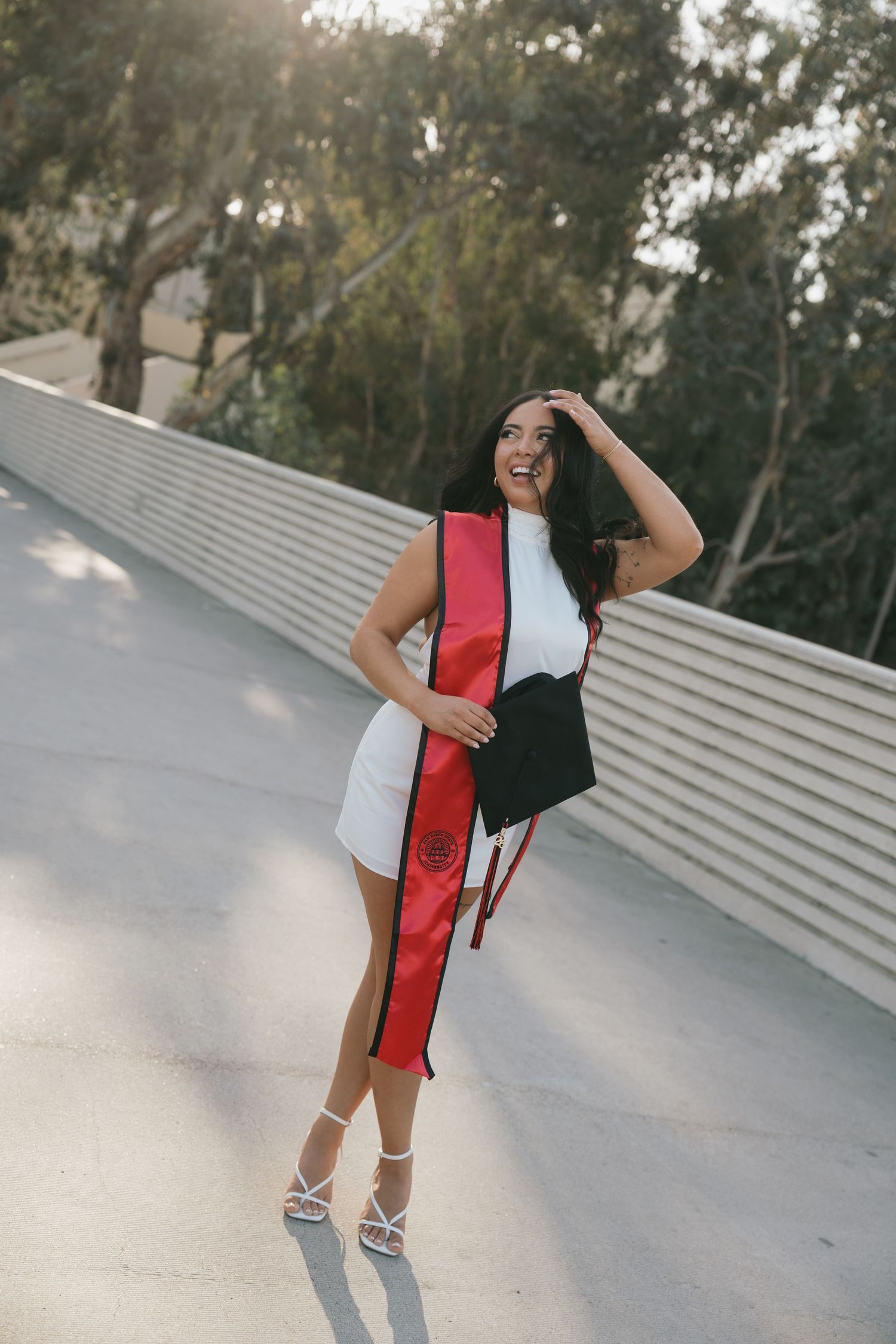 san diego wedding and portrait photographer san diego state university graduation portraits senior photos cap and gown photography