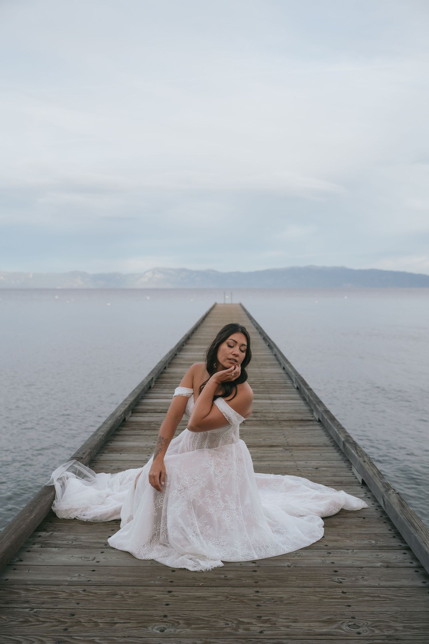 san diego wedding photographer lake tahoe elopement couple mountain portraits alpine wedding photography
