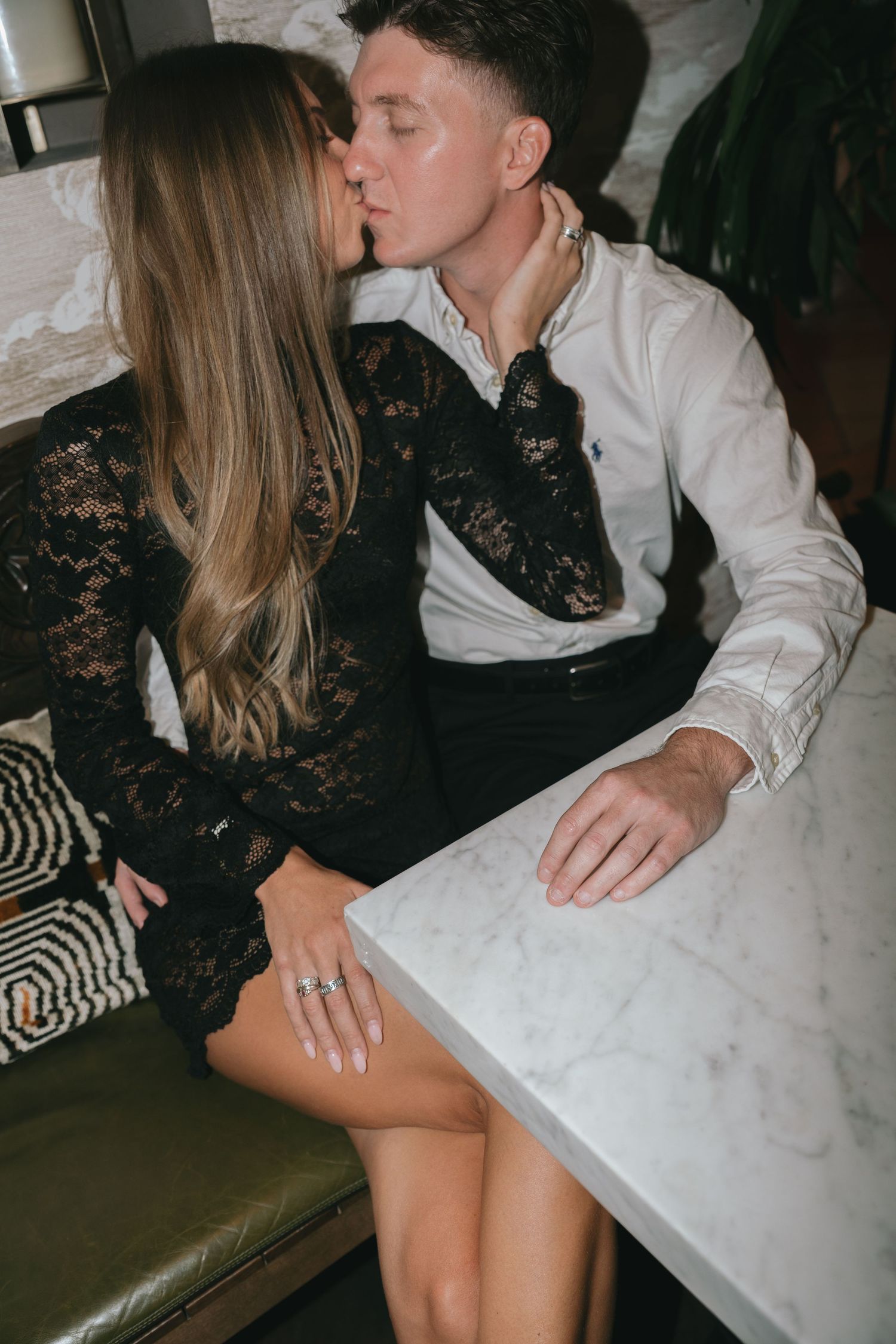 san diego couples photographer intimate flash photography whaling bar date night portraits