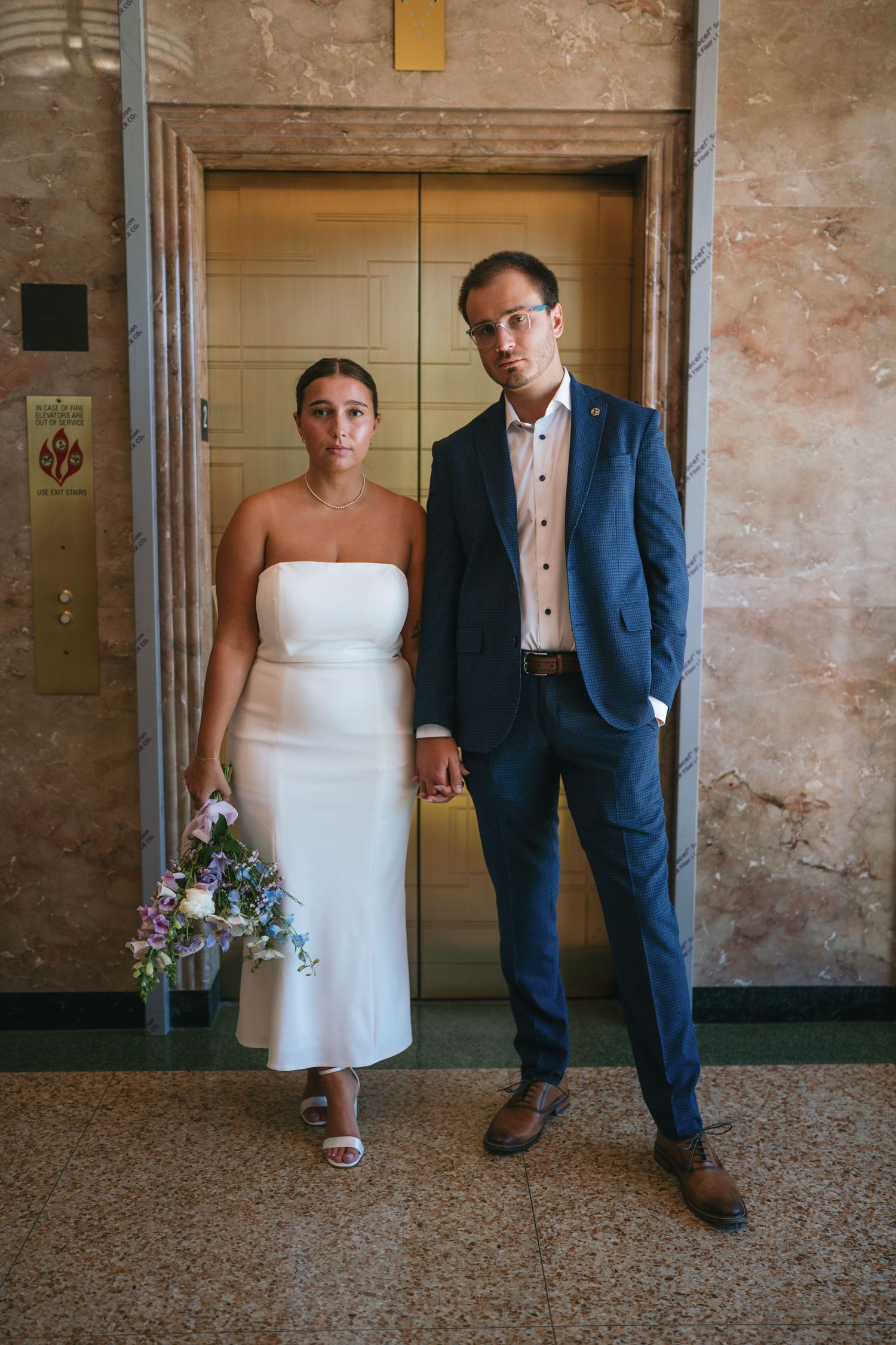 san diego wedding photographer san diego courthouse elopement intimate courthouse wedding ceremony couple portraits downtown san diego