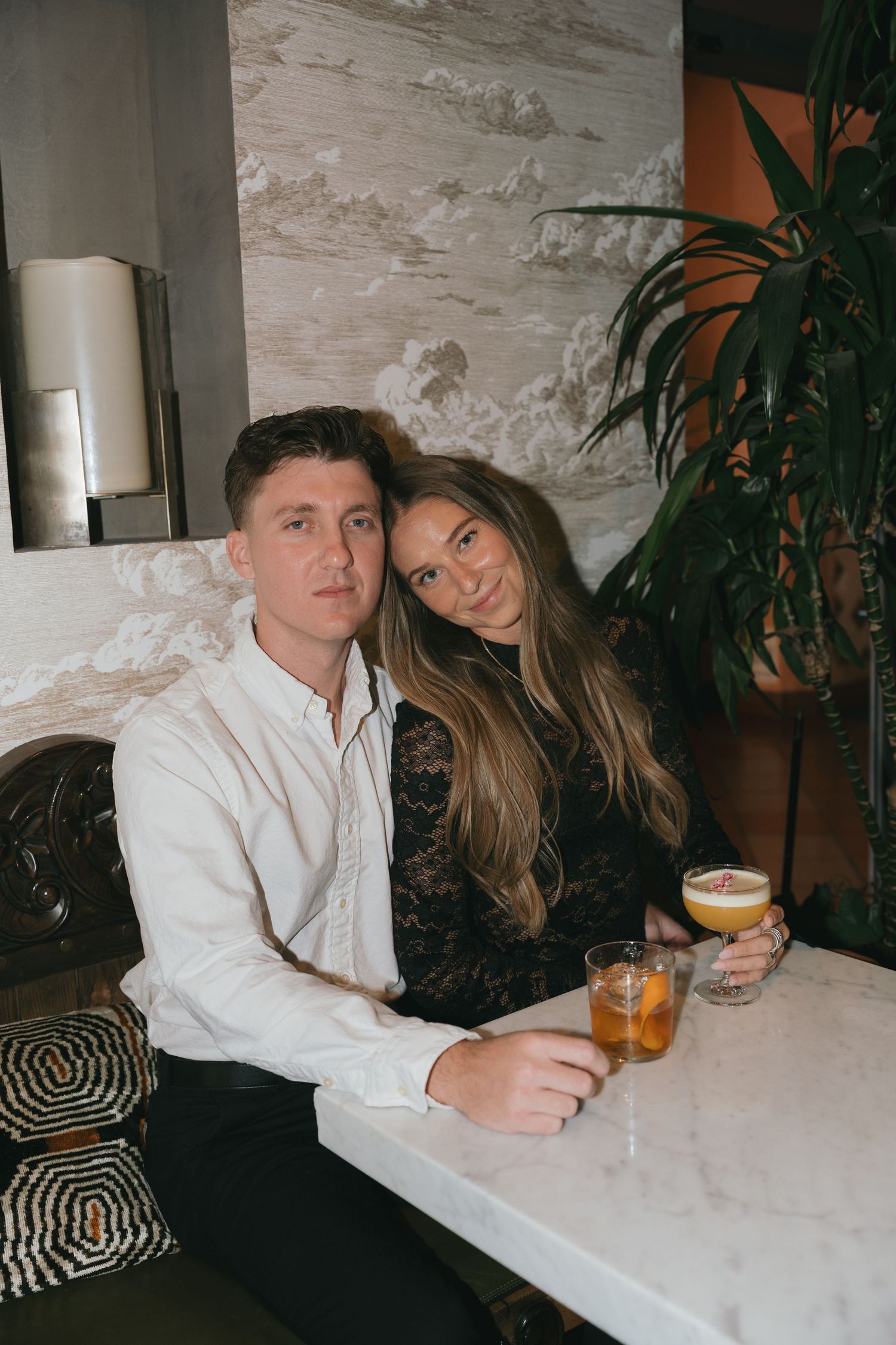 san diego couples photographer intimate flash photography whaling bar date night portraits