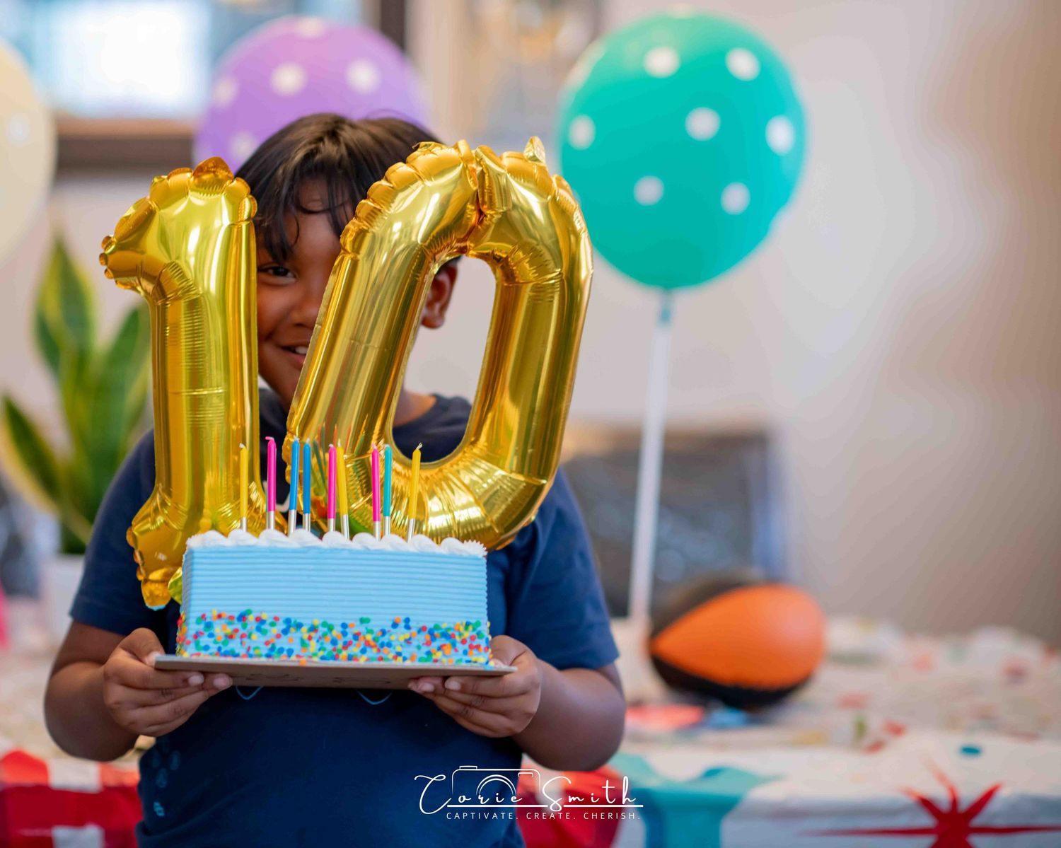10th birthday - milestone photoshoot