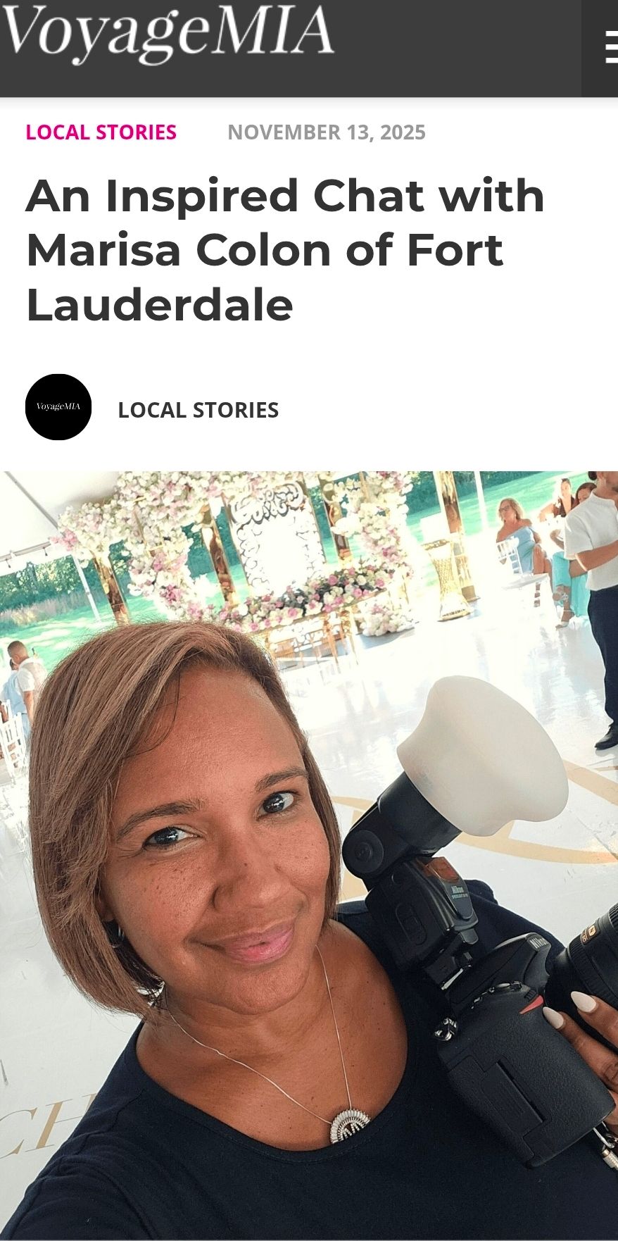 Three similar photos showing someone posing at a carousel in an indoor setting with white decorative elements by FBM Studios in Ft Lauderdal