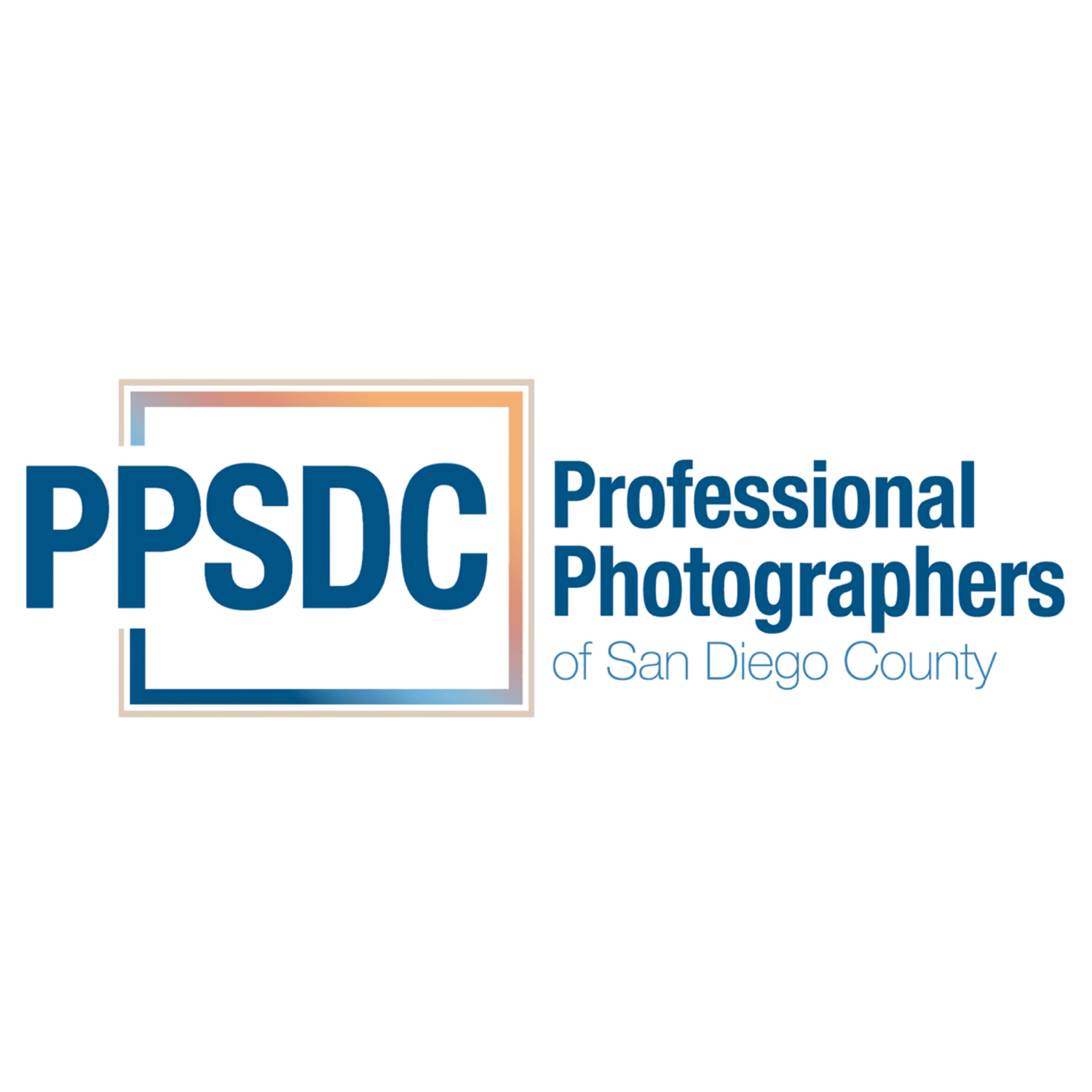 PPSDC Professional Photographers of San Diego County official logo.