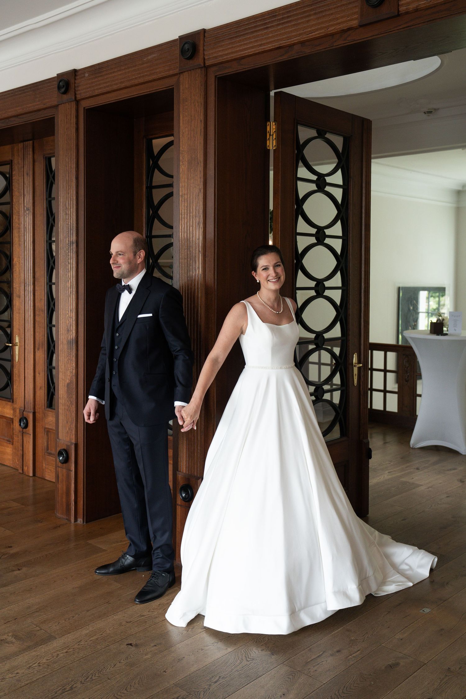 Heiraten in der Villa Heine, in Hamburg.