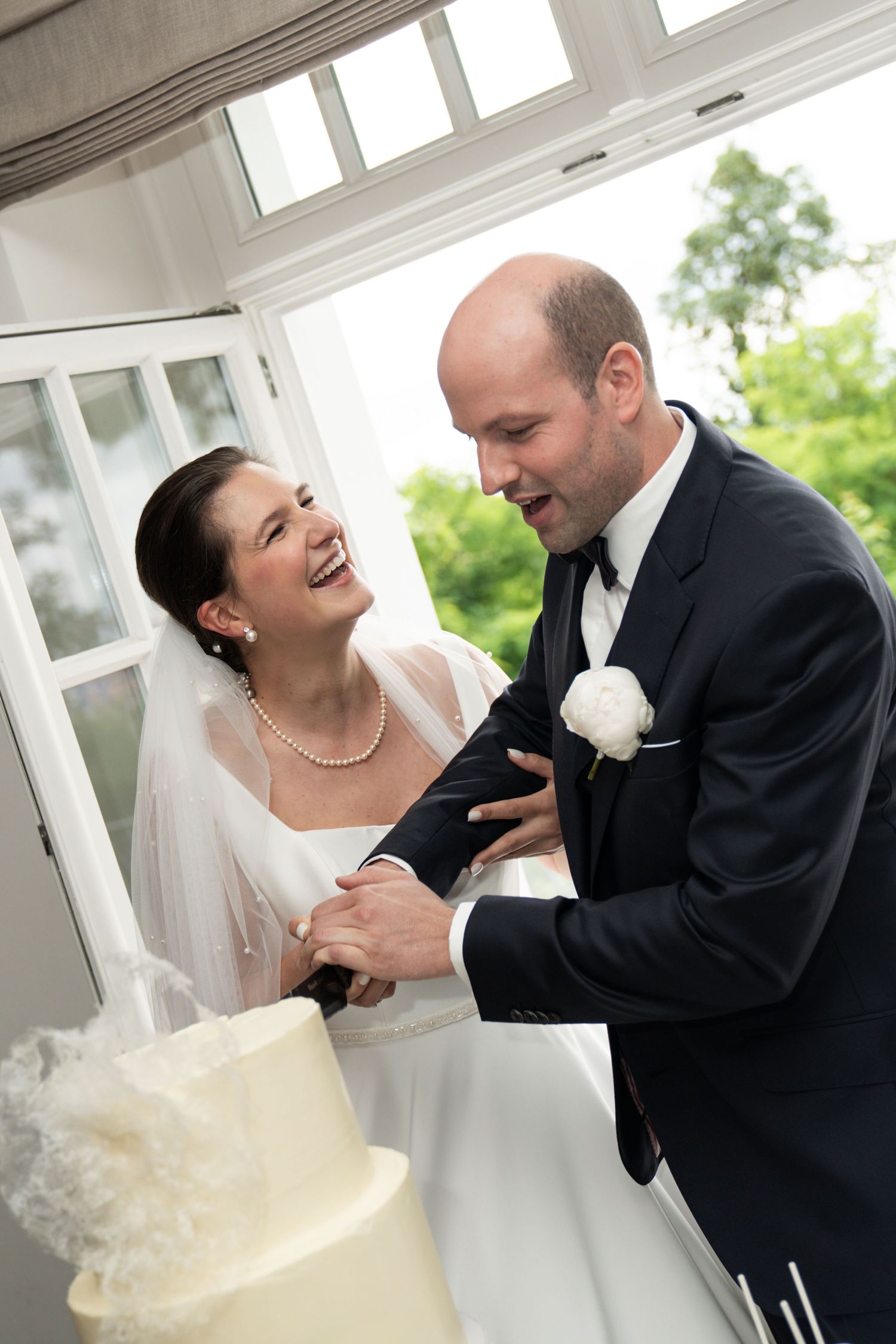 Heiraten in der Villa Heine, in Hamburg.