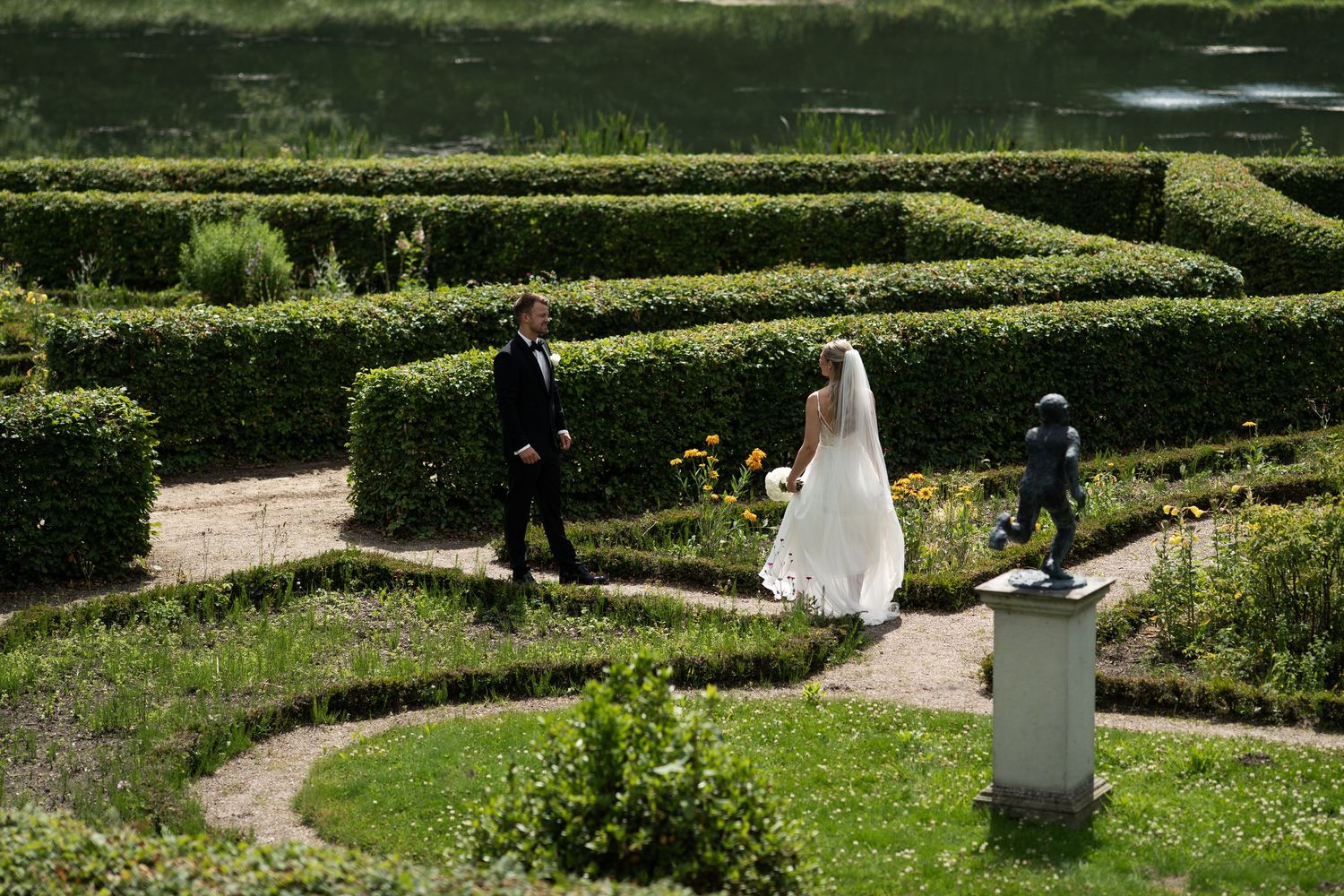 Heiraten im Barockgarten in Schleswig