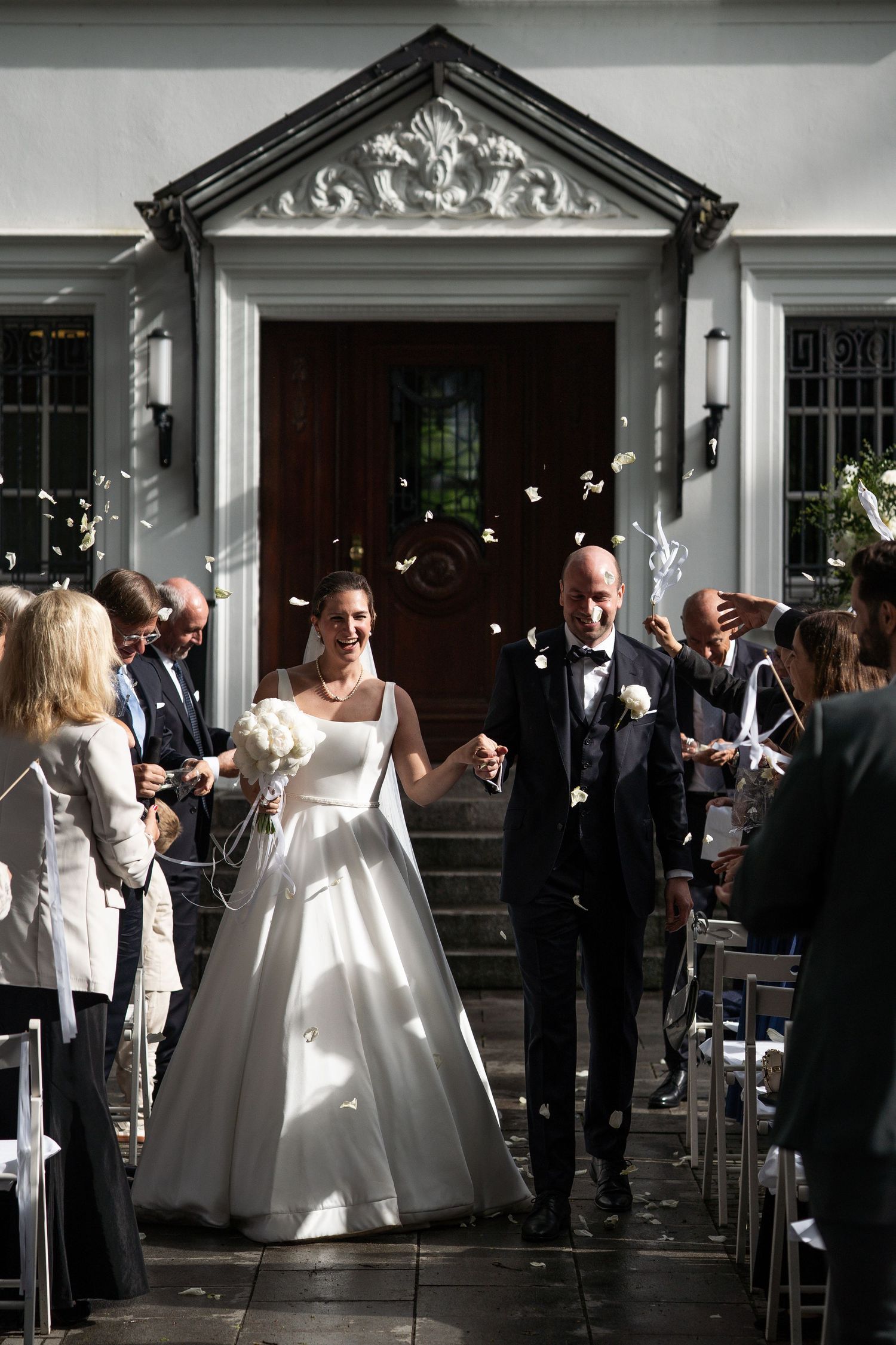 Heiraten in der Villa Heine, in Hamburg.