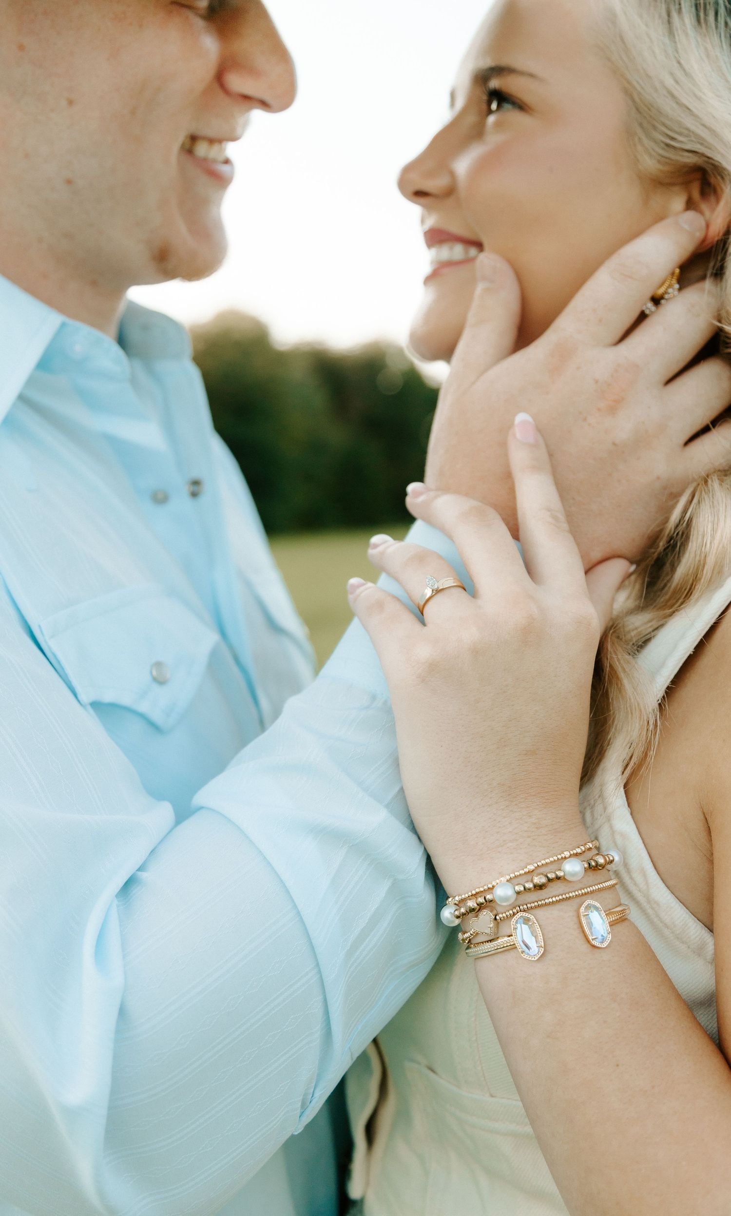 Middle Tennessee farm couple's engagement photography