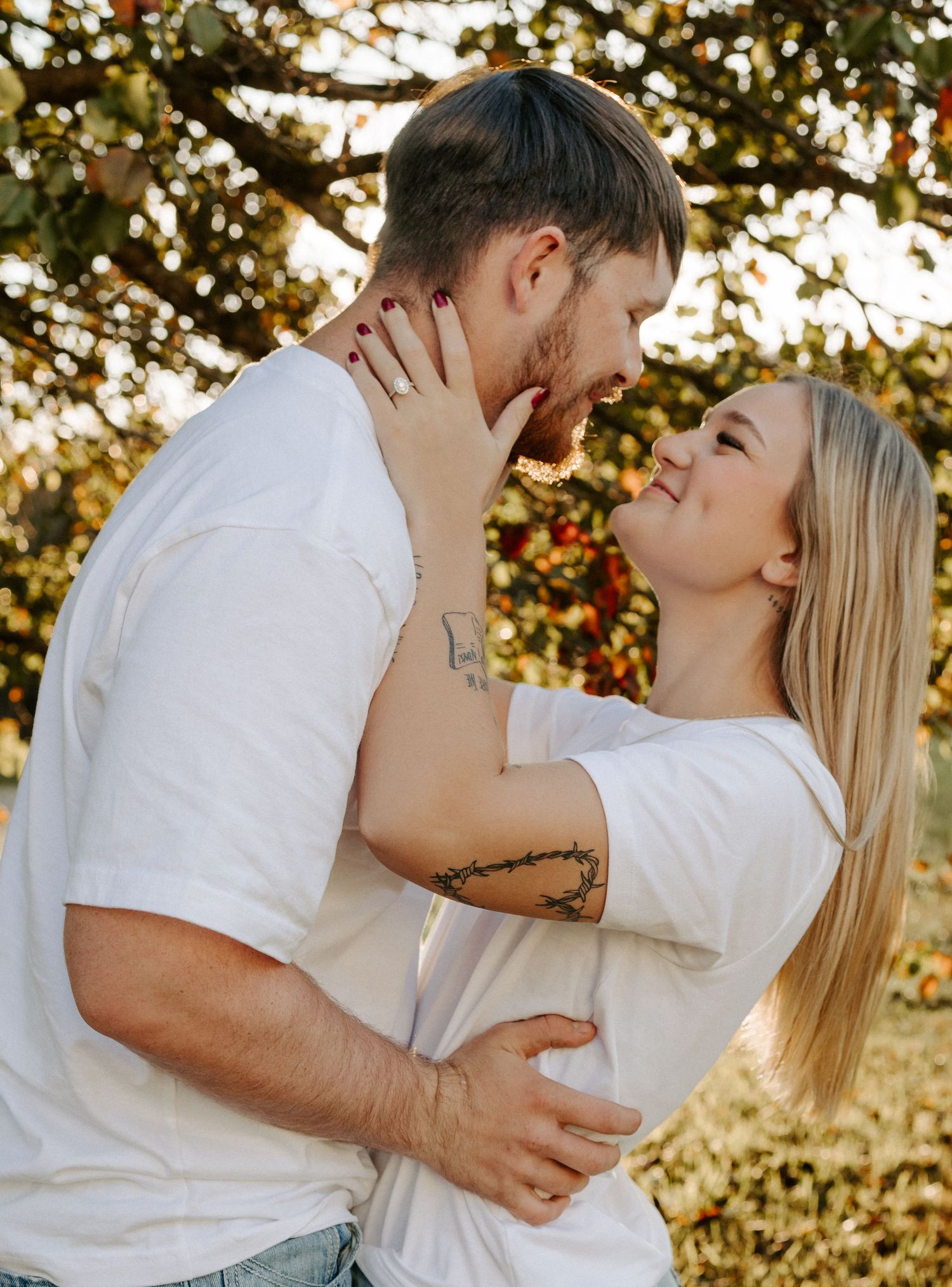 Middle Tennessee farm couple's engagement photography