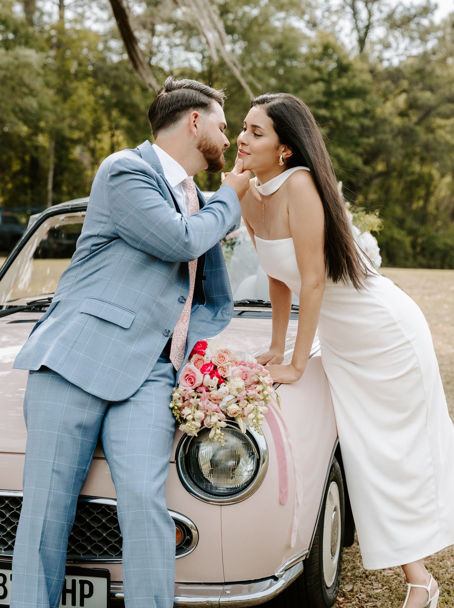 Charleston wedding/engagement/couple photos at Pine Creek Place