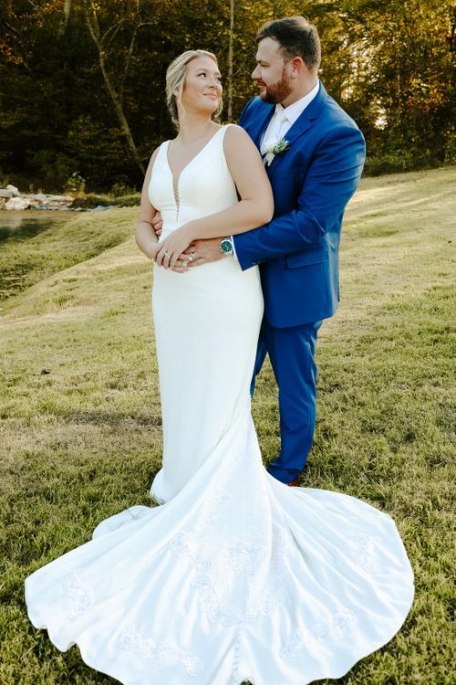 Middle Tennessee outdoor couple's wedding photography
