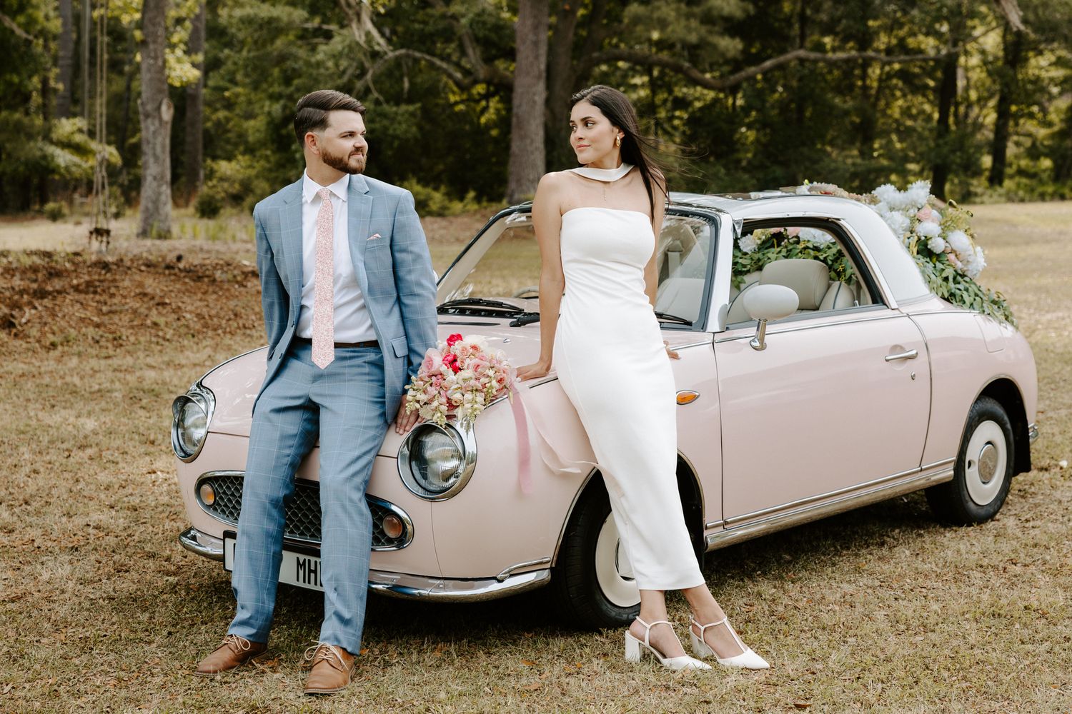 Charleston wedding/engagement/couple photos at Pine Creek Place