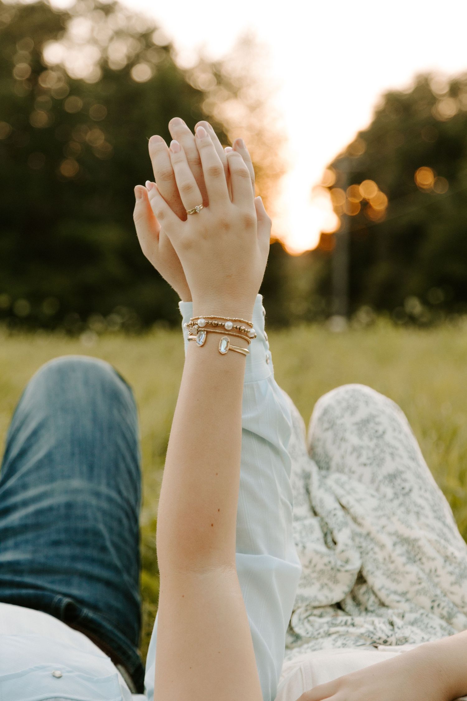Middle Tennessee farm couple's engagement photography