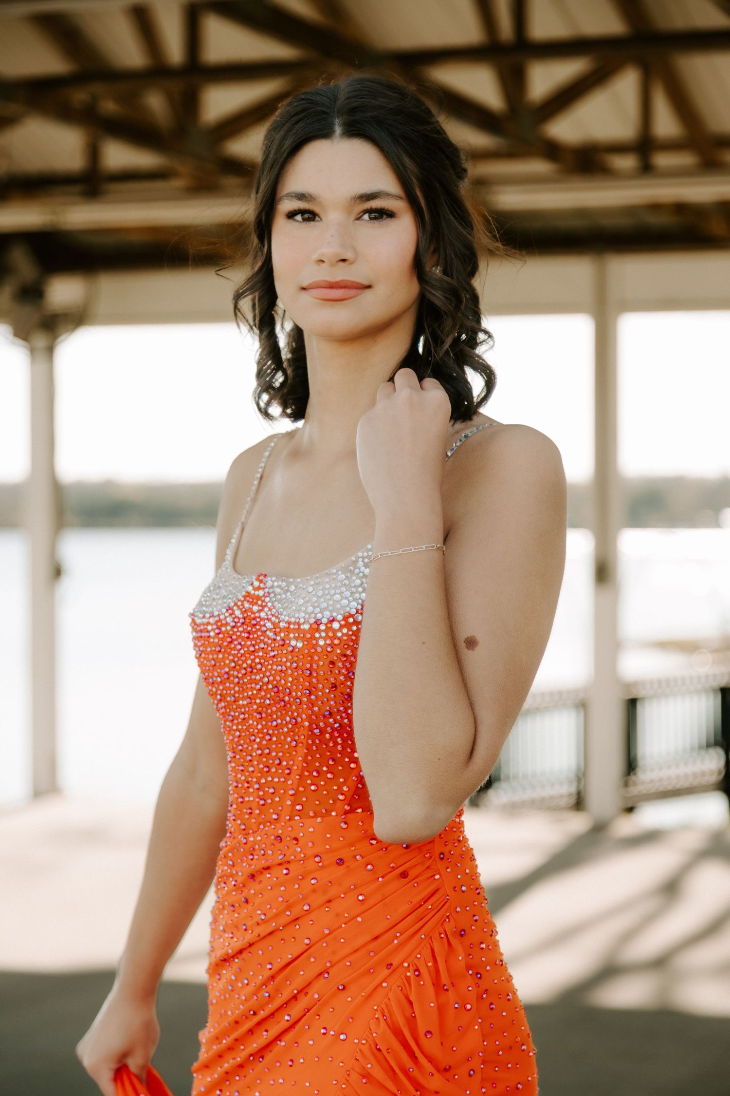 Middle Tennessee senior and prom  lake photography