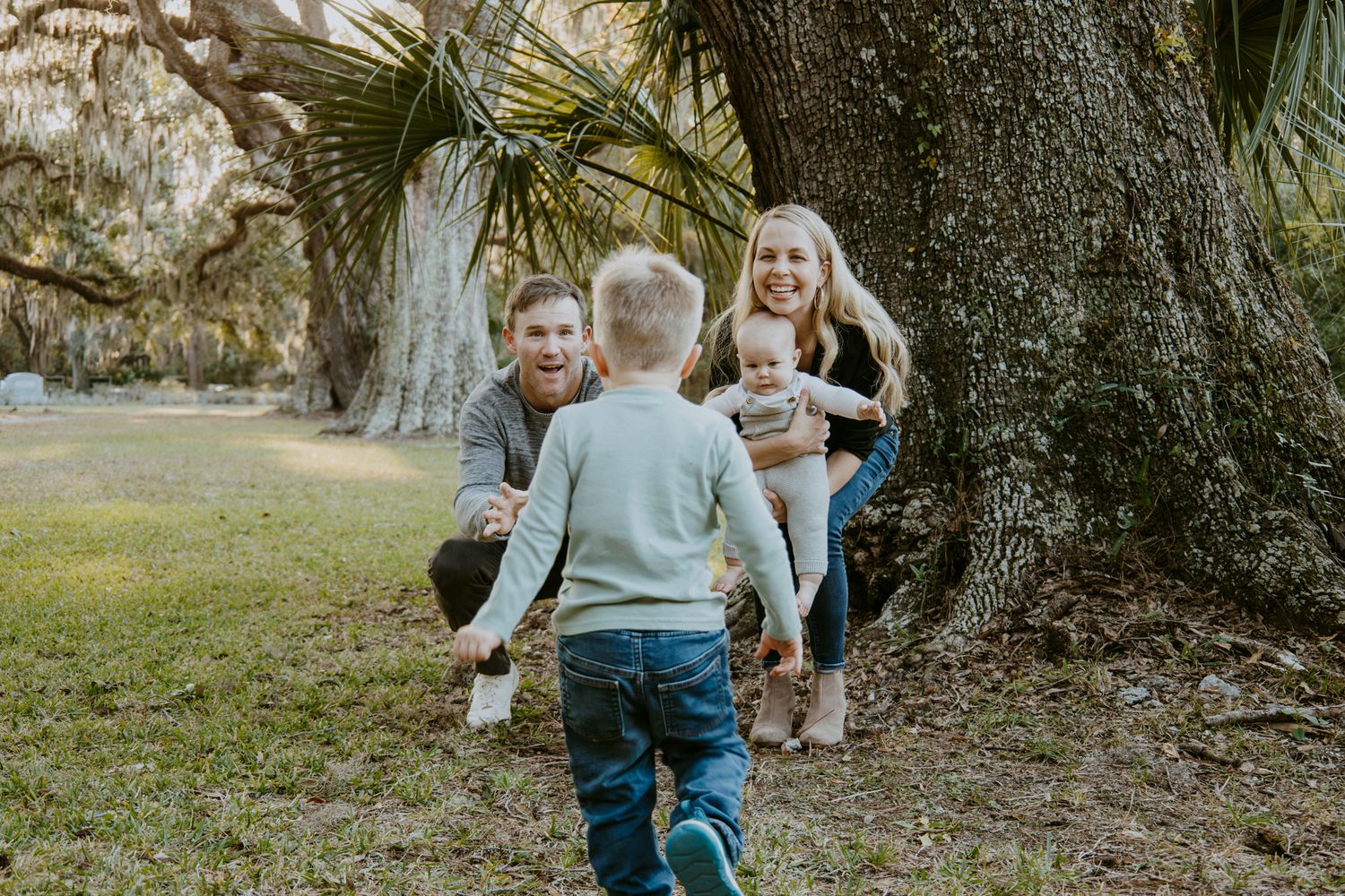 Hilton Head Island, SC Family Spanish moss Photography