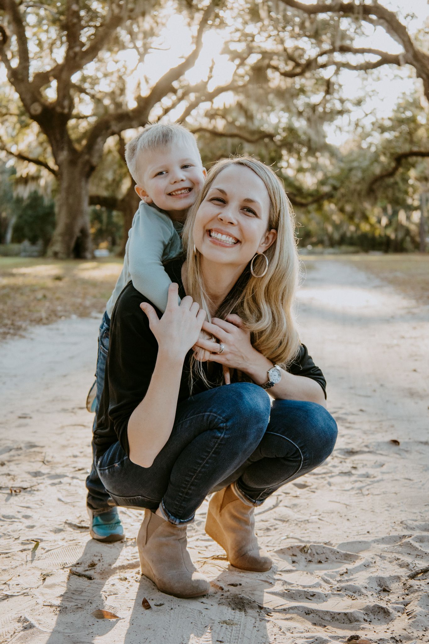 Hilton Head Island, SC Family Spanish moss Photography