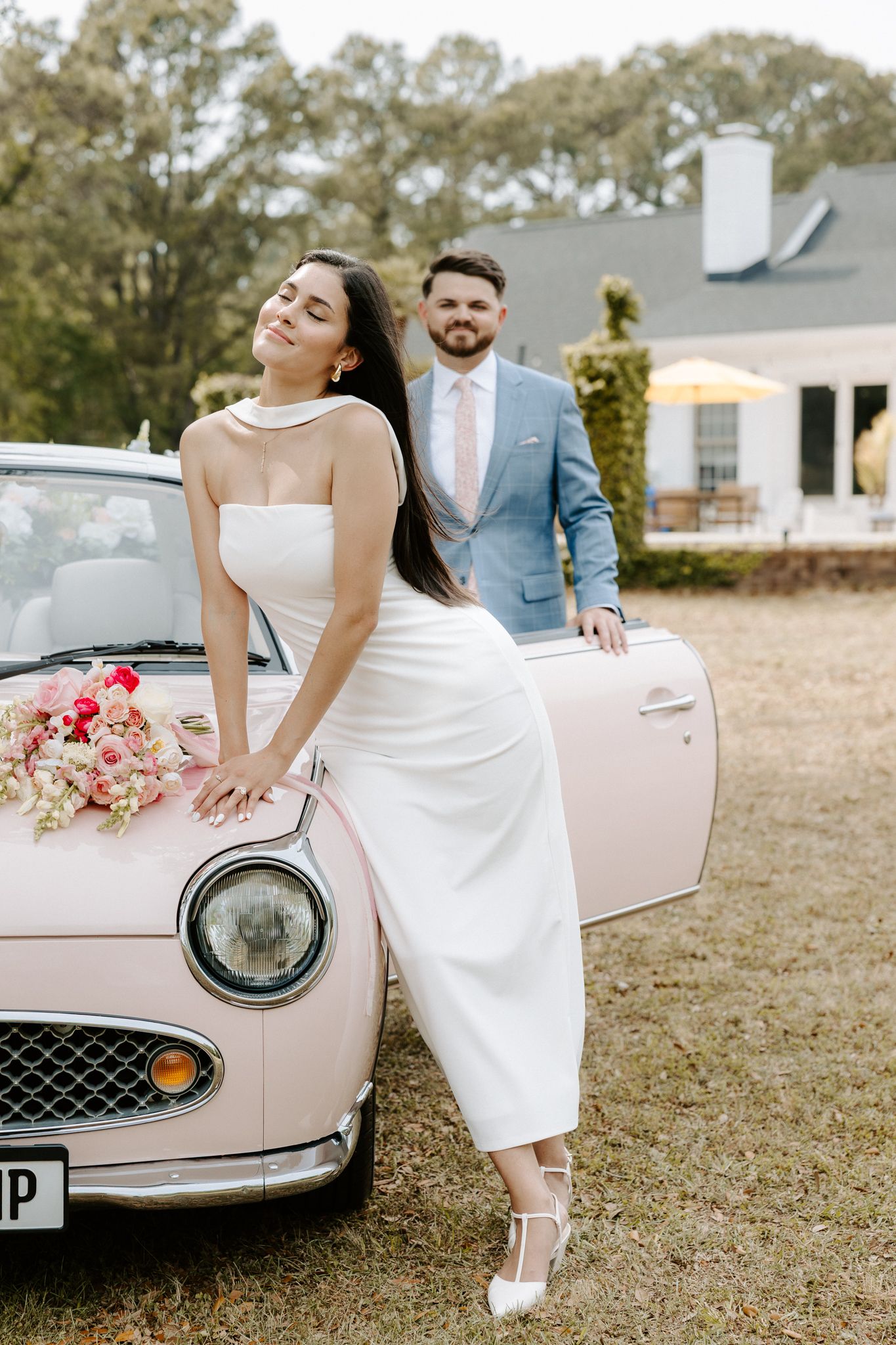 Charleston wedding/engagement/couple photos at Pine Creek Place