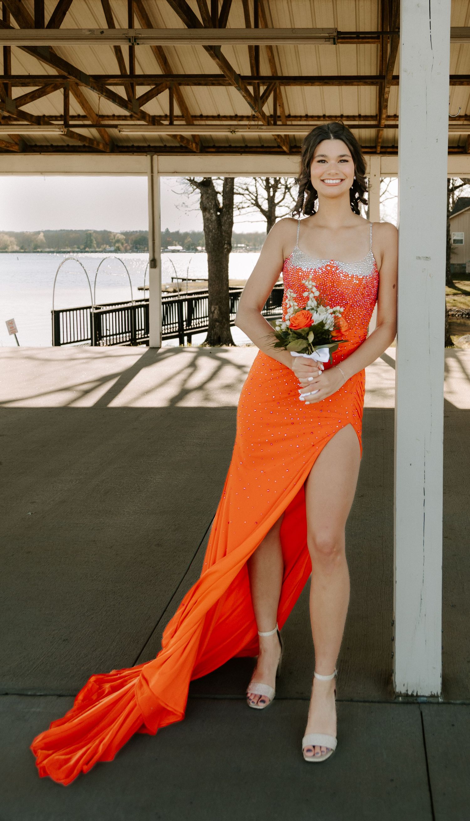 Middle Tennessee senior and prom  lake photography