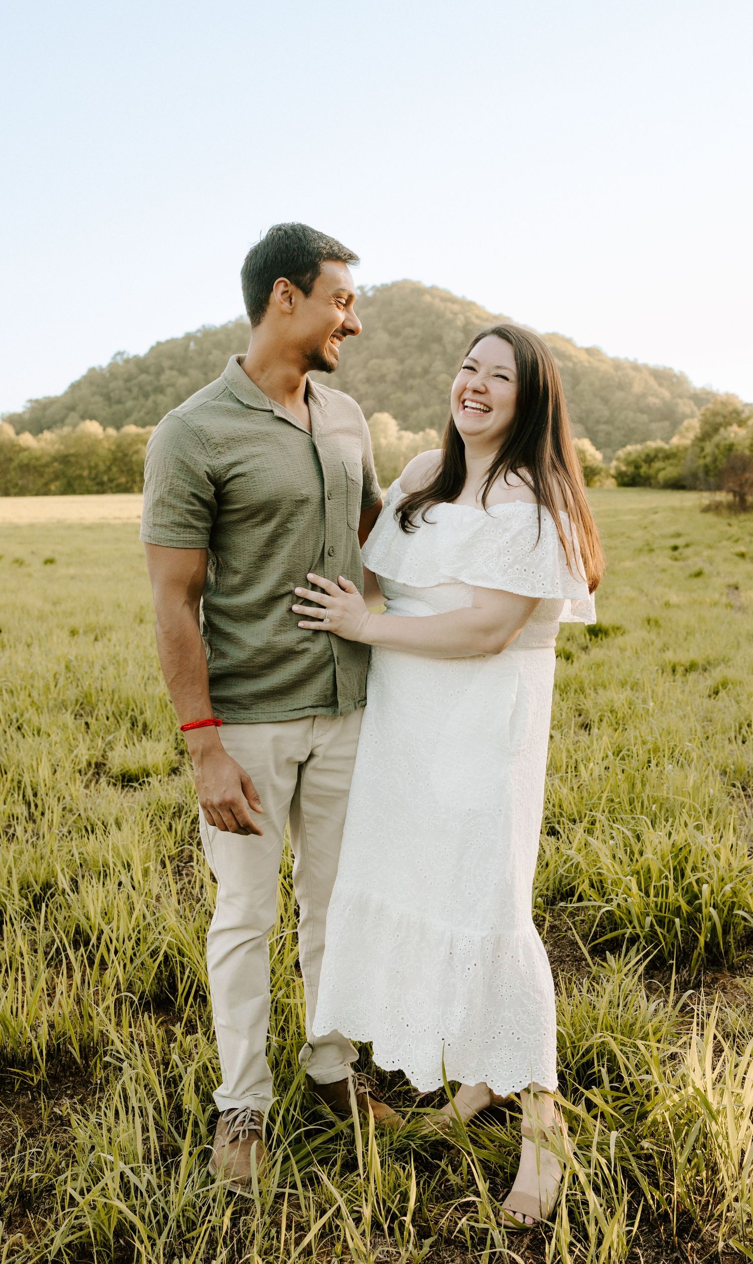 East Tennessee mountain couple's engagement photography