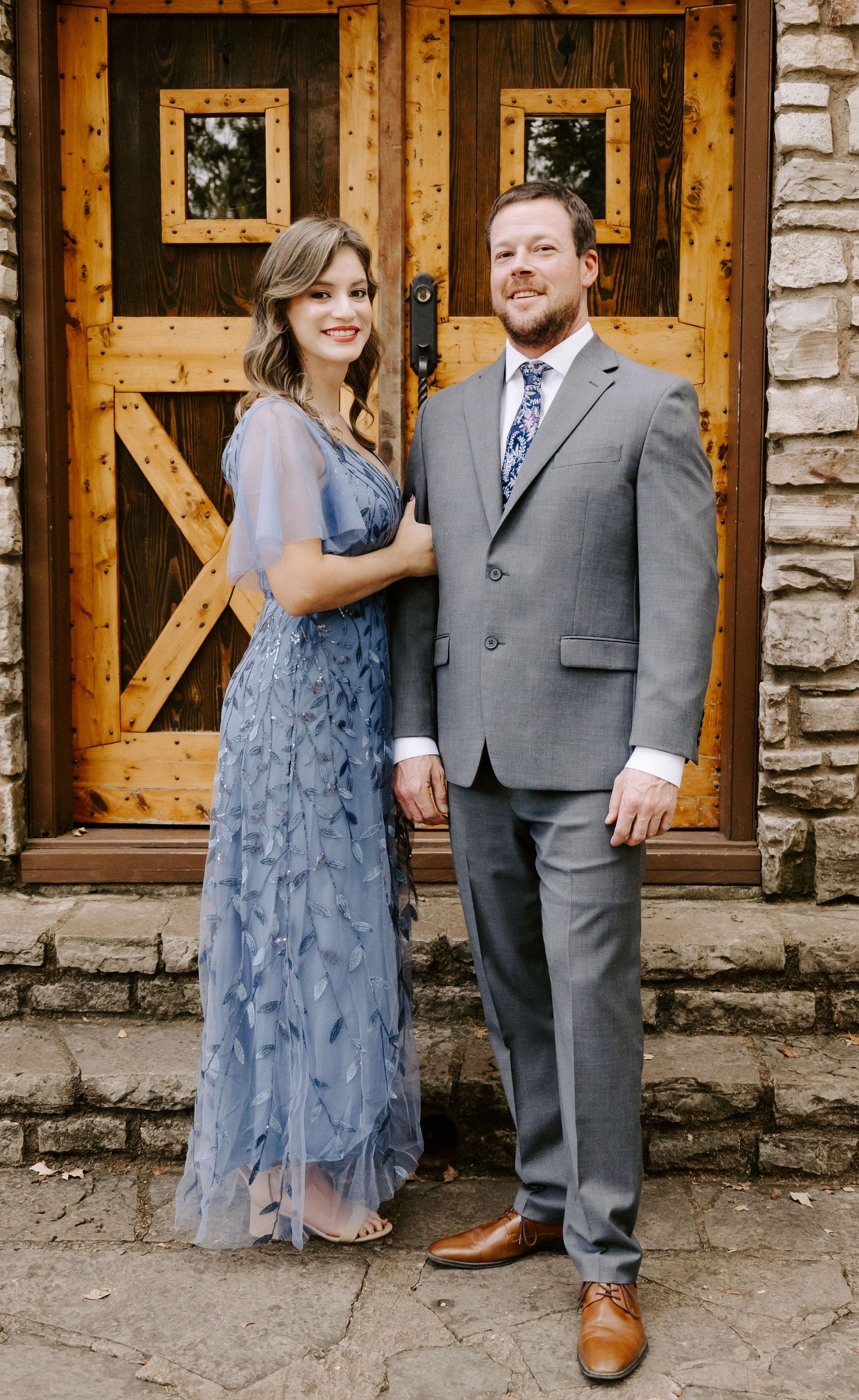Tennessee State Park couple's fall engagement photography