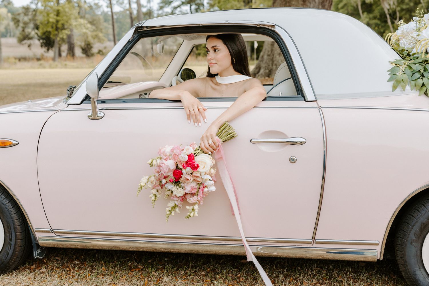 Charleston wedding/engagement/couple photos at Pine Creek Place