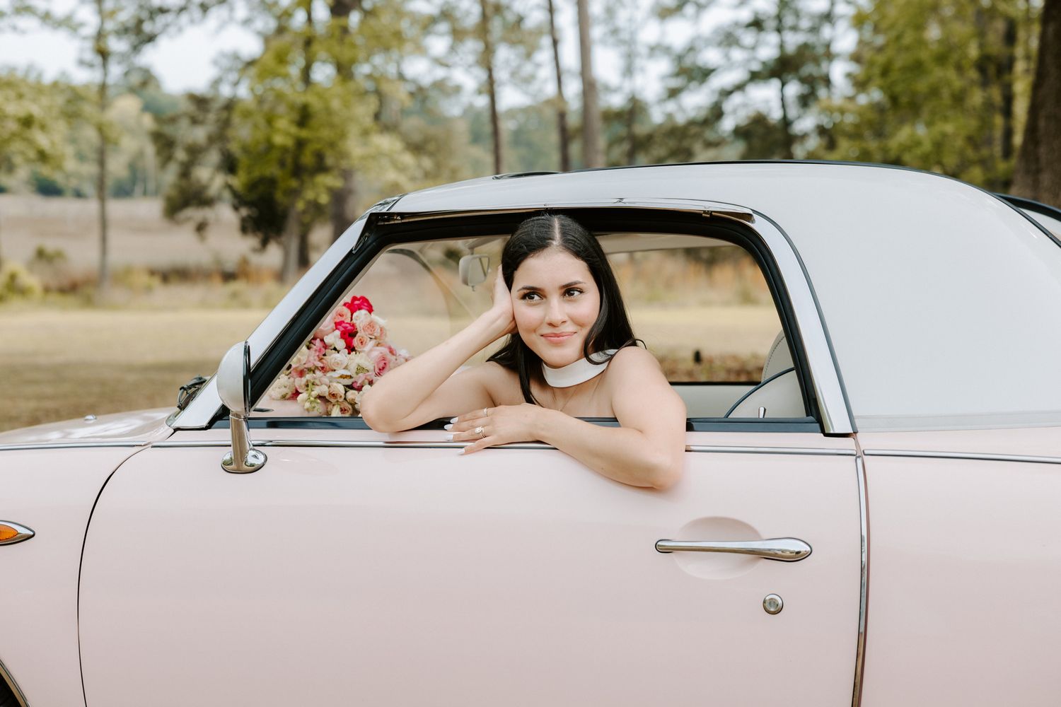 Charleston wedding/engagement/couple photos at Pine Creek Place